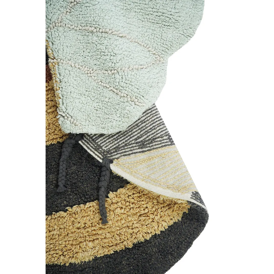 Lorena Canals Planet Bee Bee Machine Washable Cotton Rug - 115x150cm