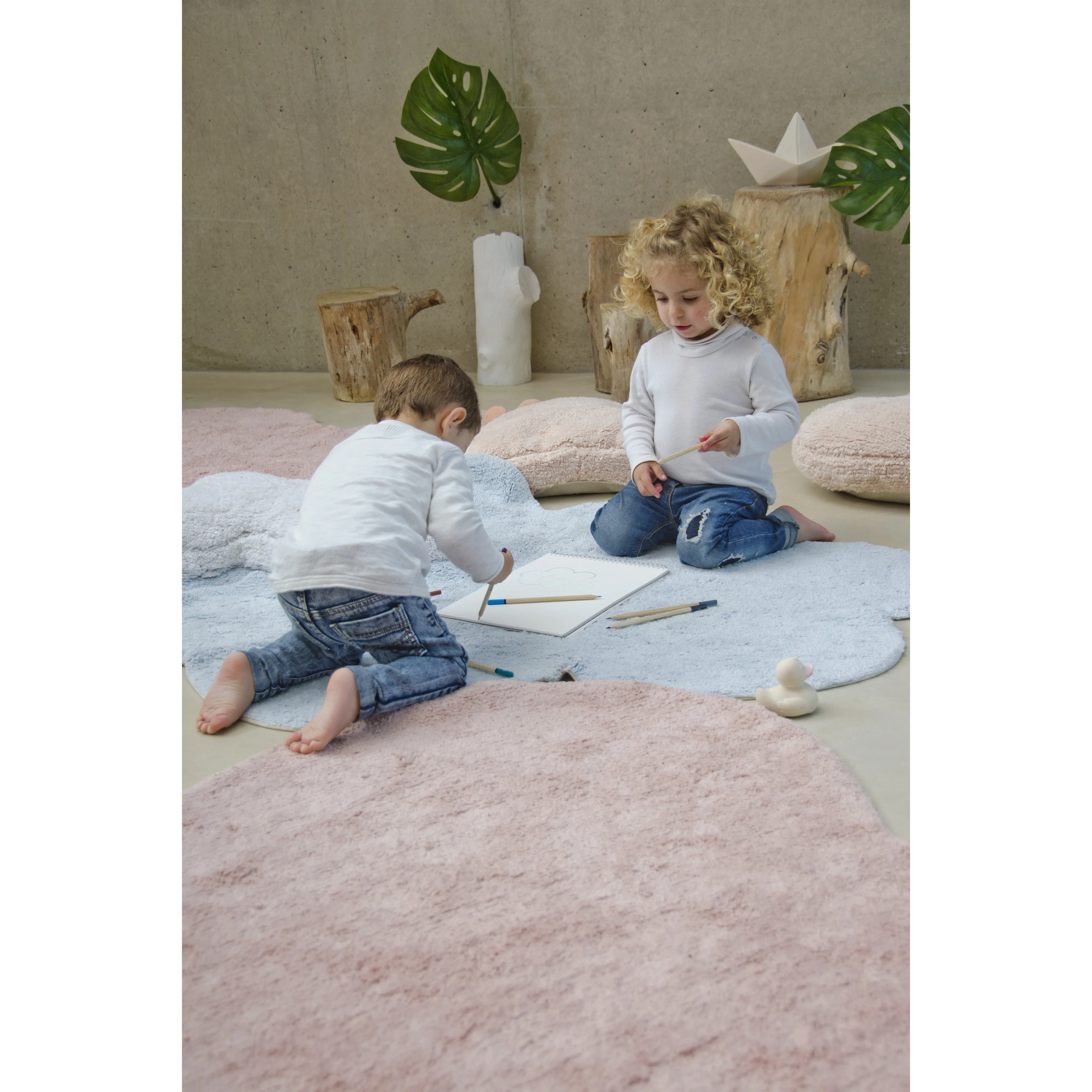 Lorena Canals Puffy Love Nude Washable Cotton Rug
