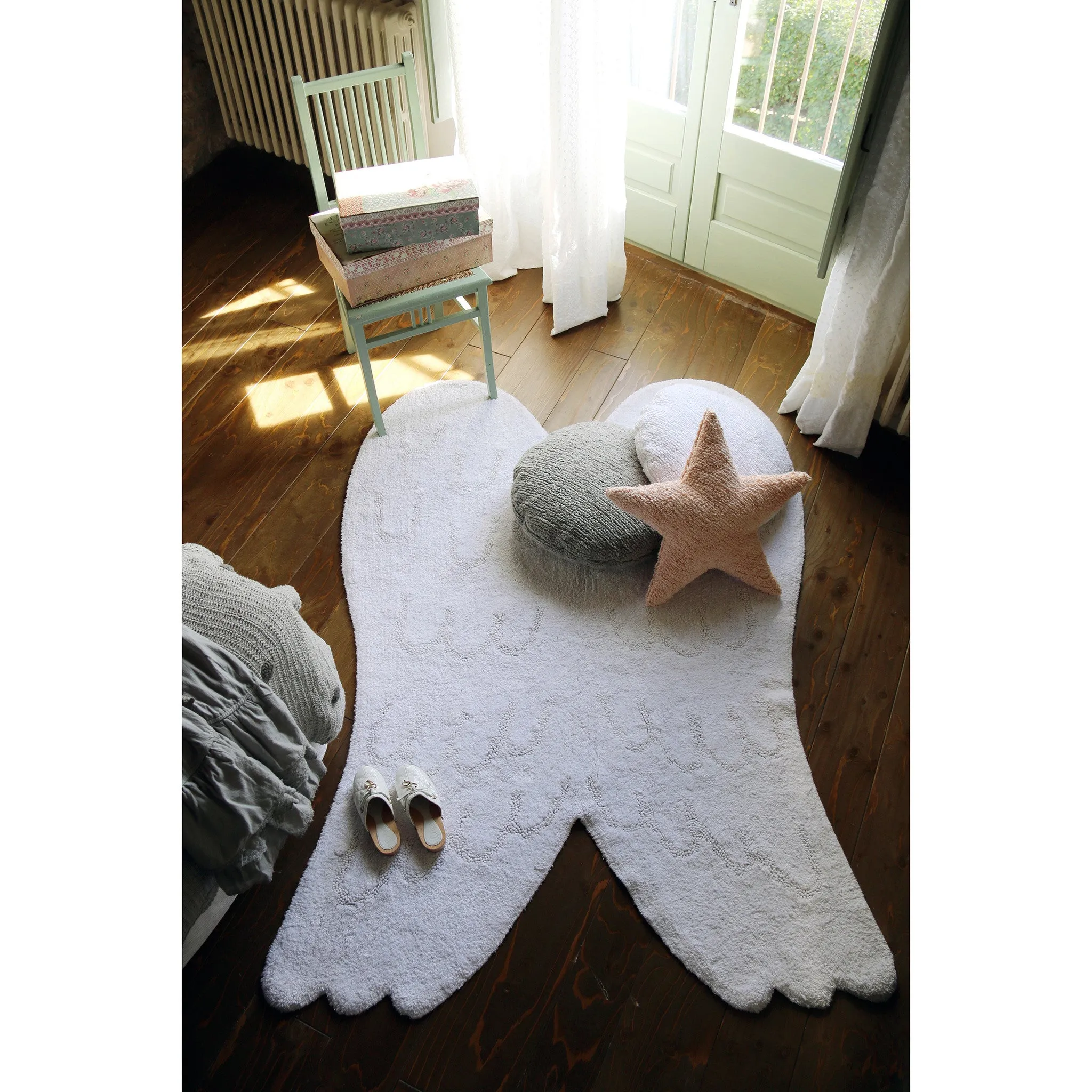 Lorena Canals Silhouette Wings Washable Cotton Rug