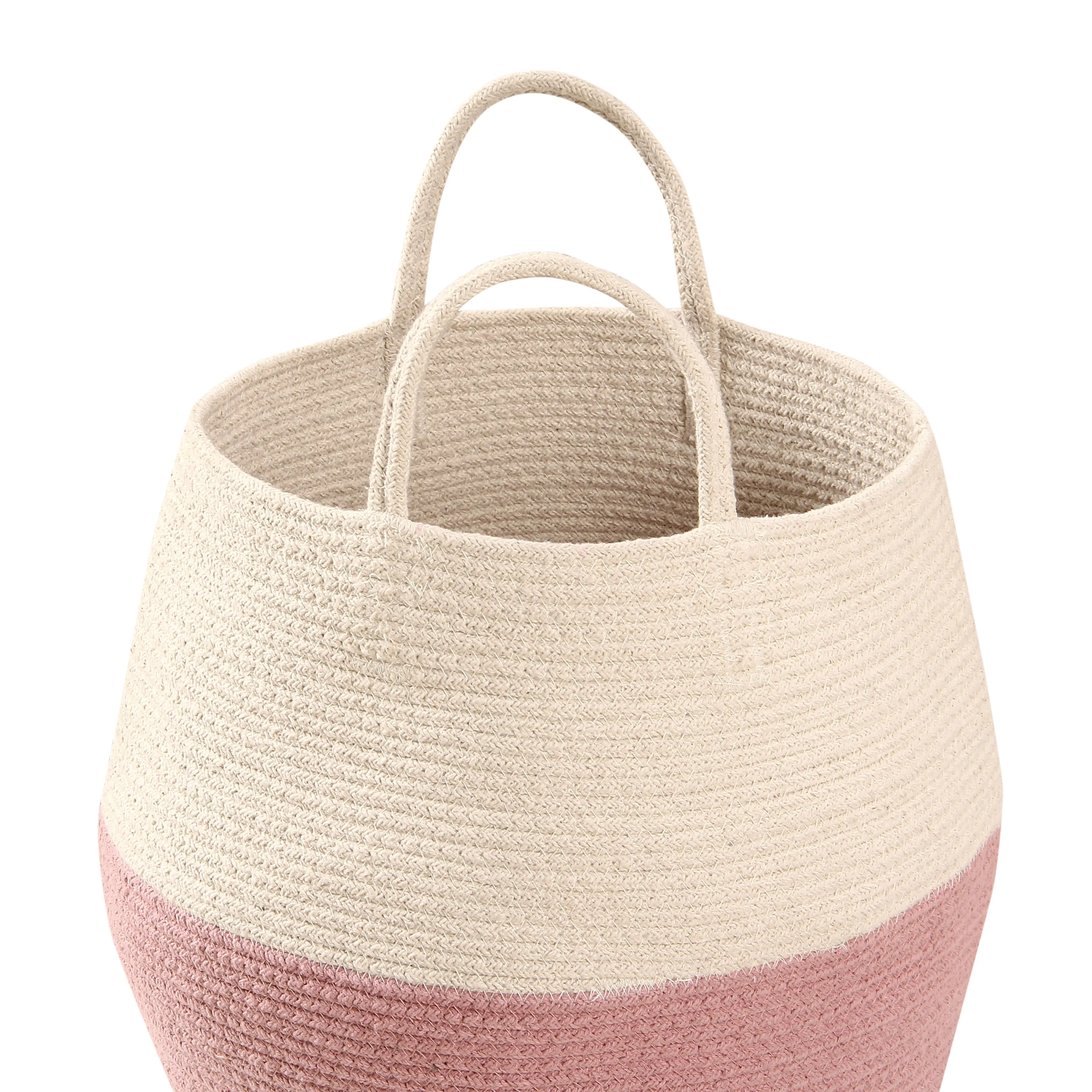 Lorena Canals Zoco Ash Rose-Natural Basket