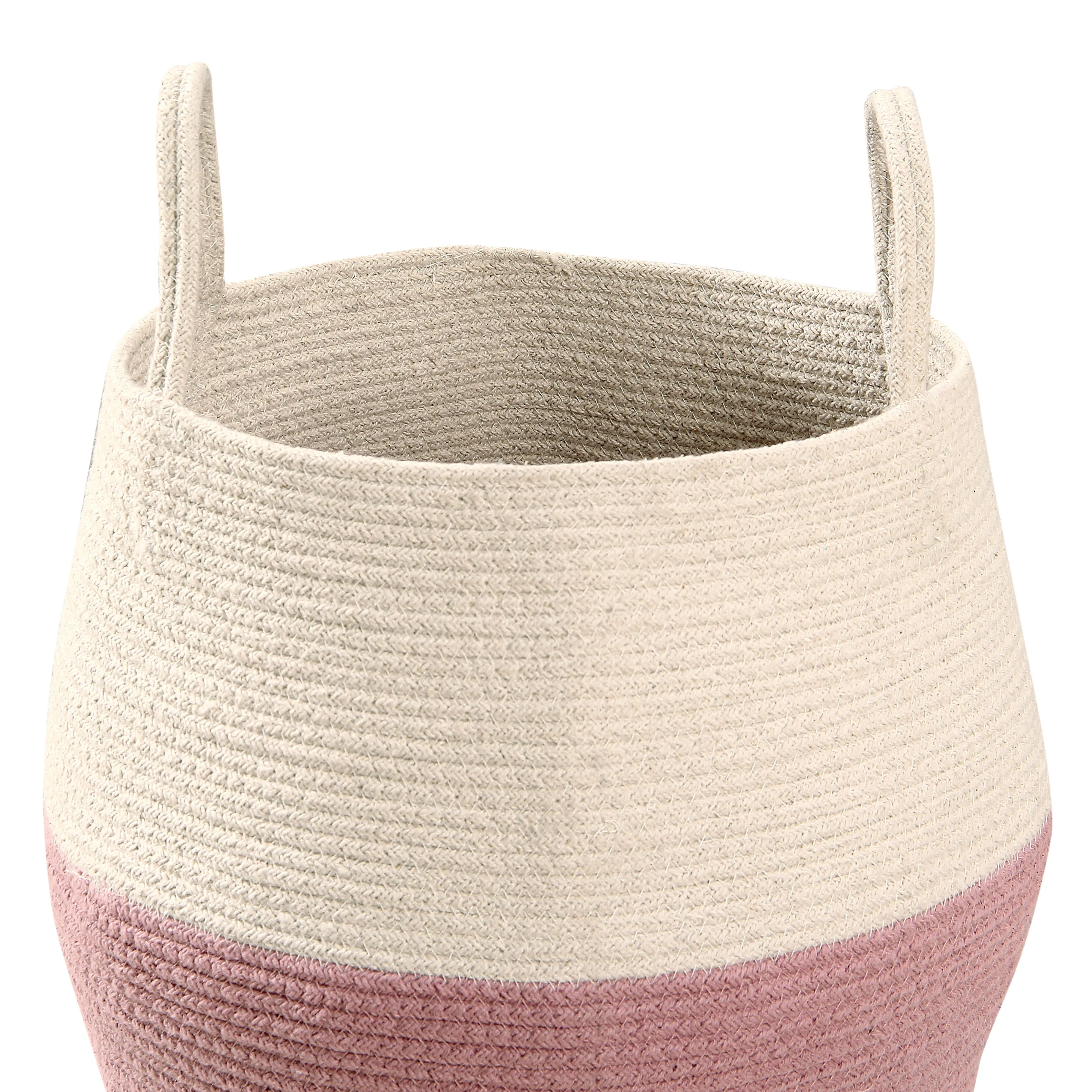 Lorena Canals Zoco Ash Rose-Natural Basket