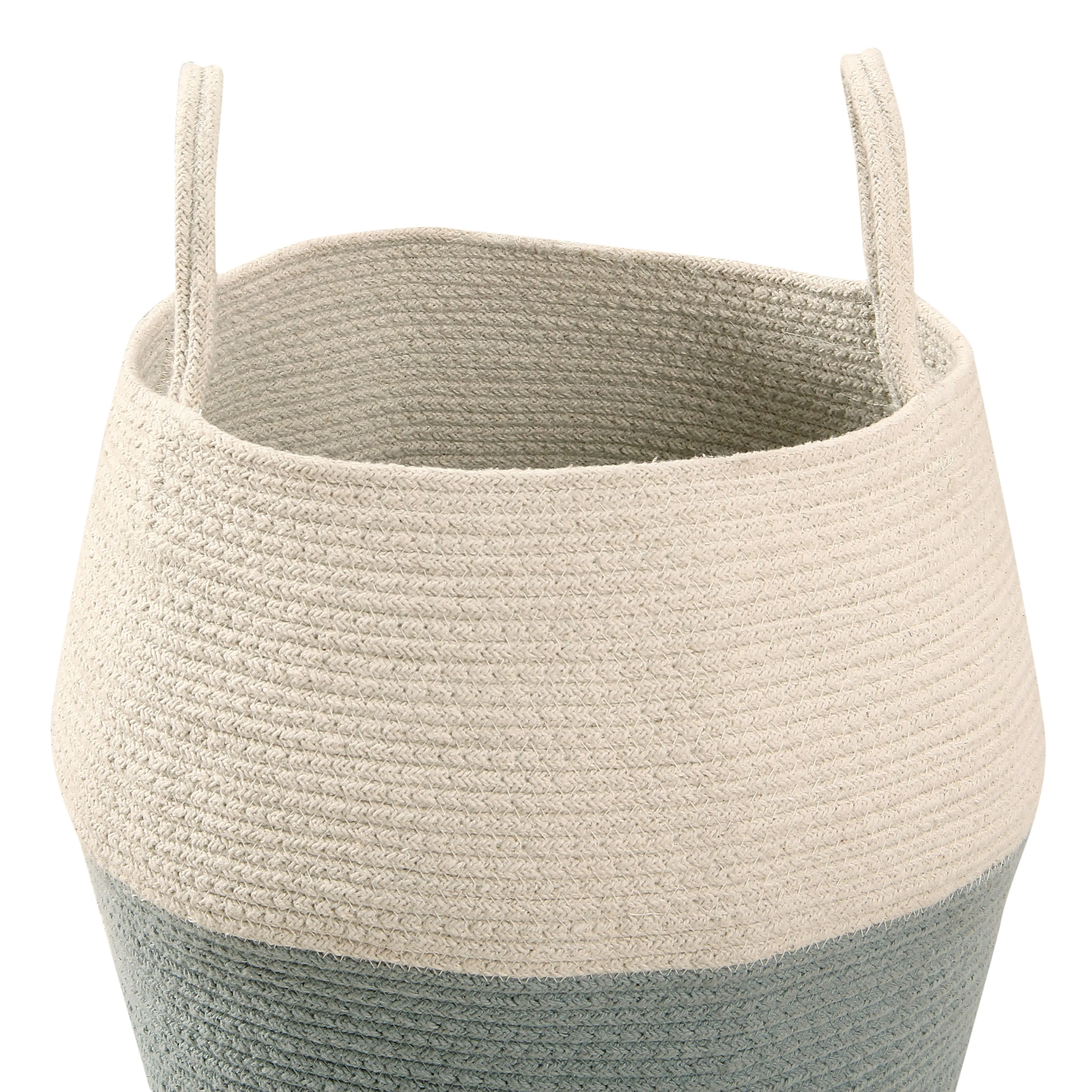 Lorena Canals Zoco Vintage Blue-Natural Basket