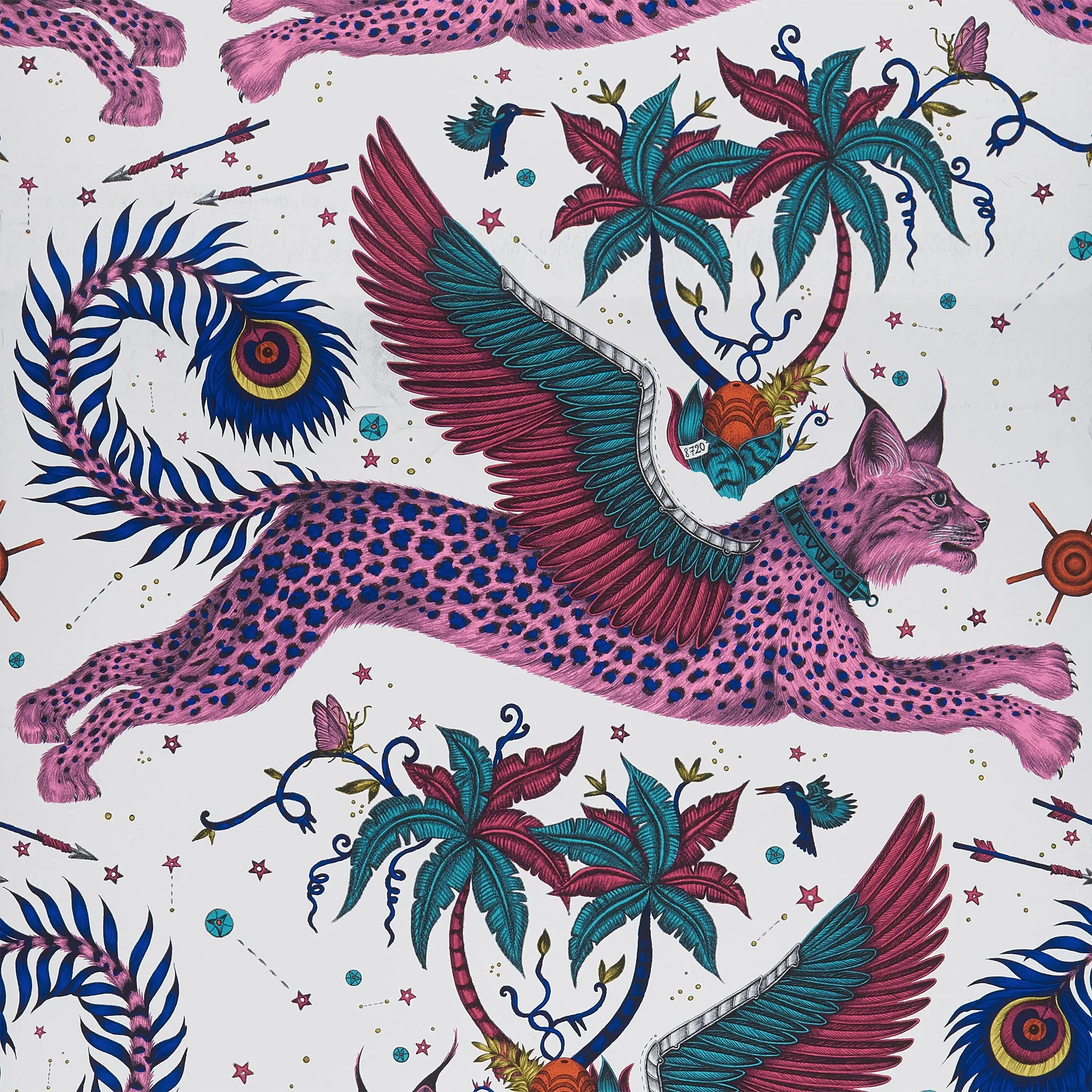 Lynx Wallpaper, 11 yard roll