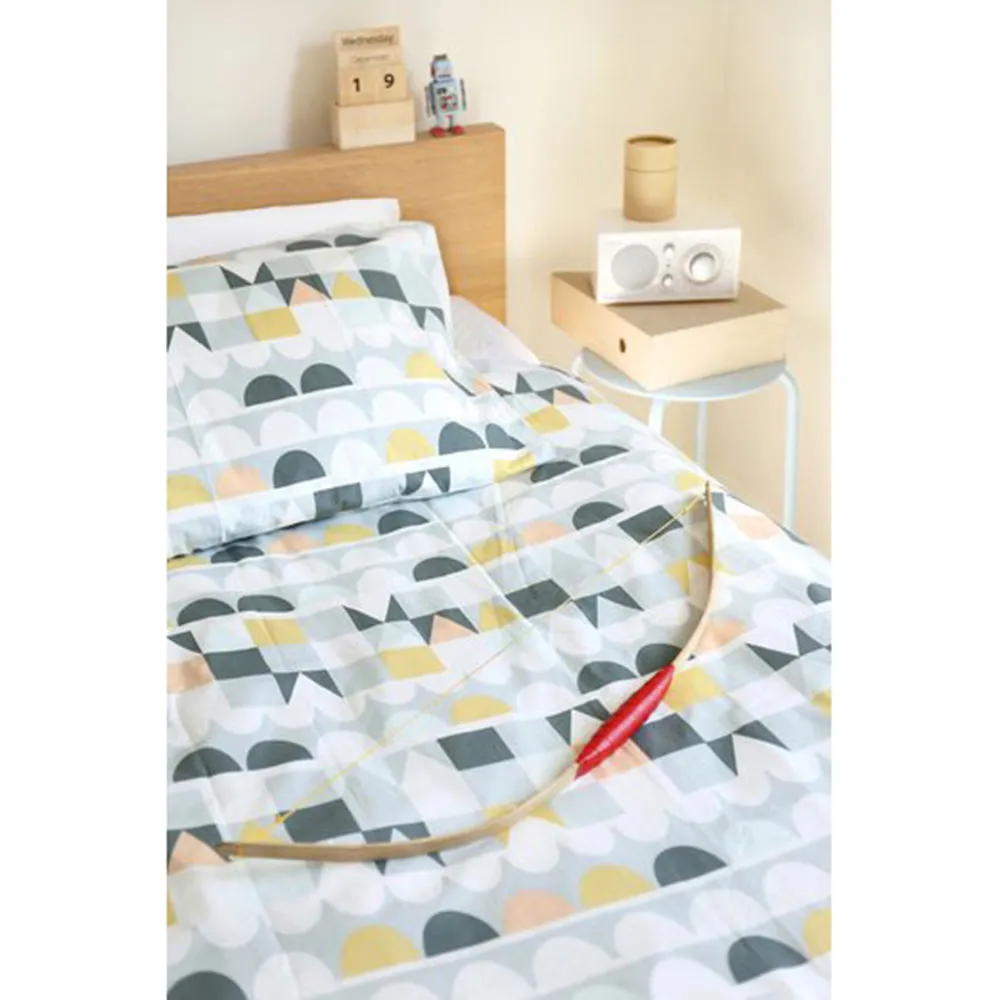 Majvillan Bedlinen Set Single Tivoli Grey