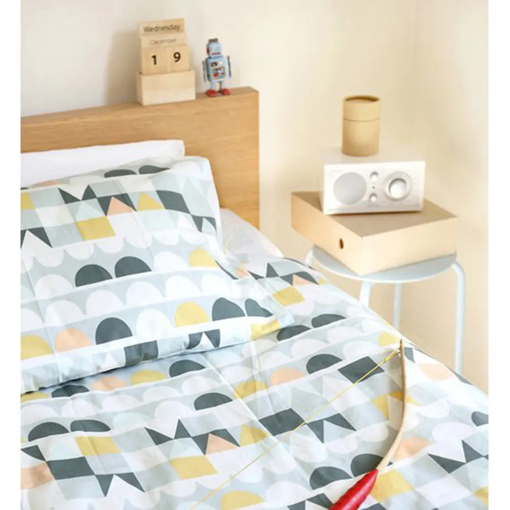Majvillan Bedlinen Set Single Tivoli Grey