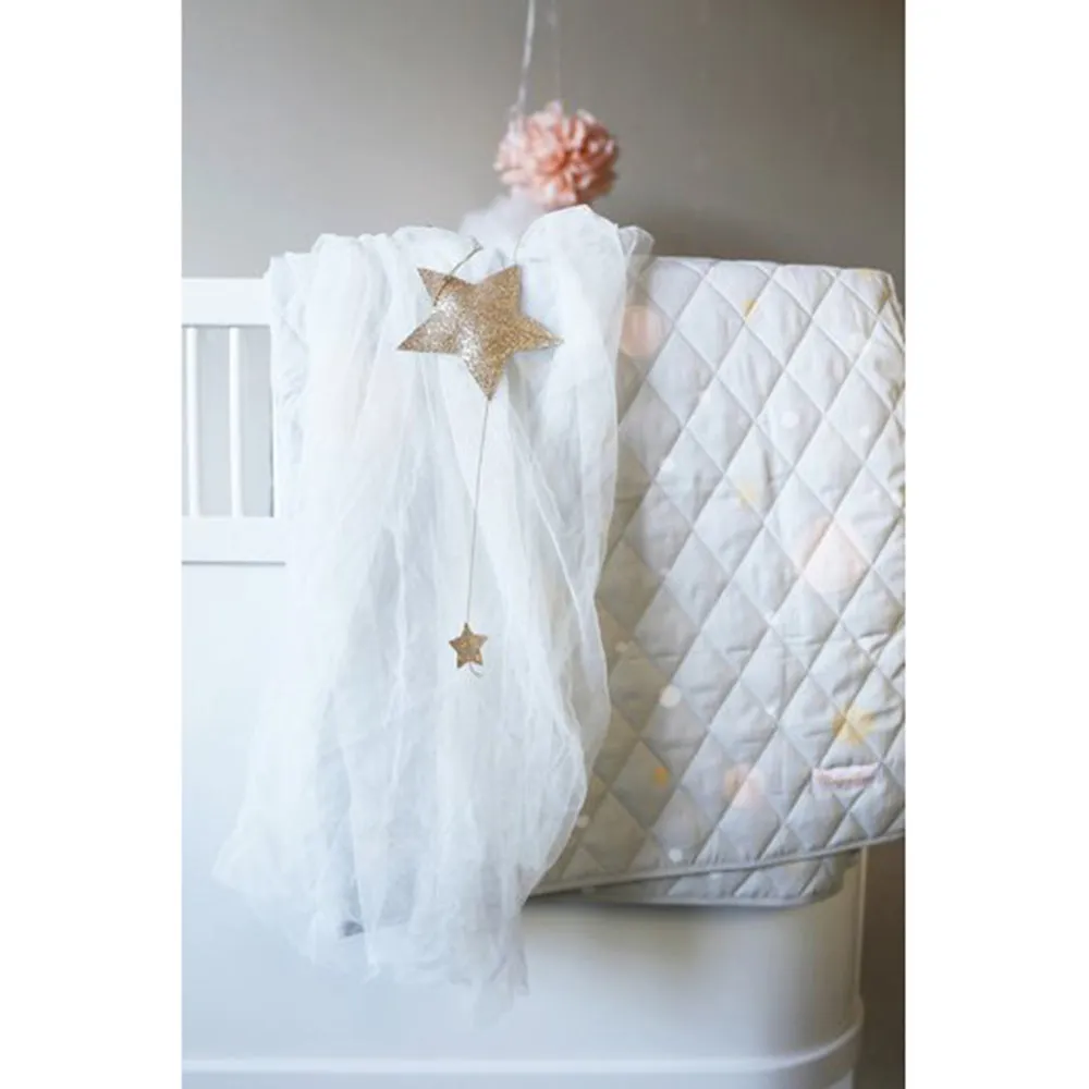 Majvillan Quilted Blanket Children Confetti Grey