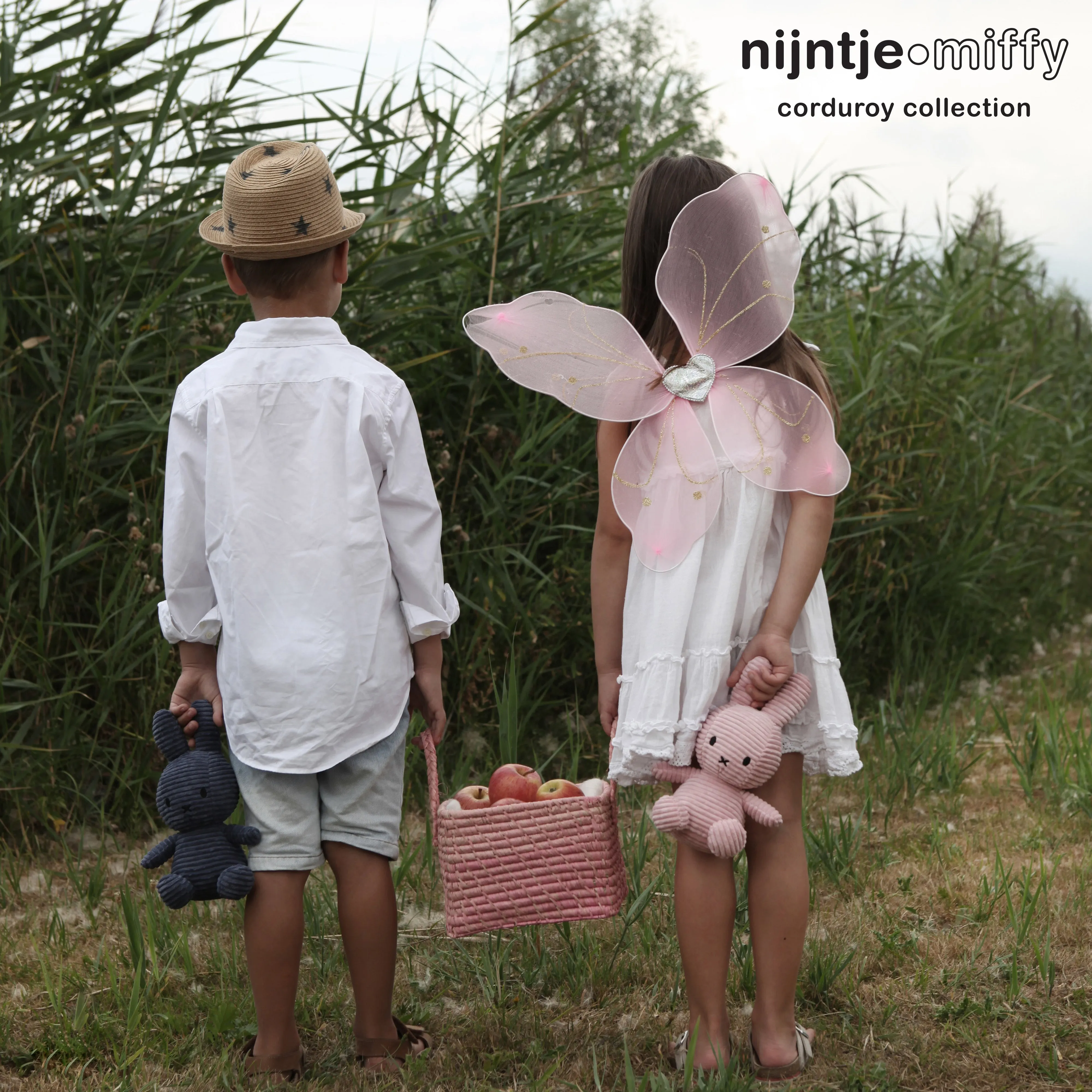 Miffy Sitting Corduroy Bubblegum Pink - 23cm