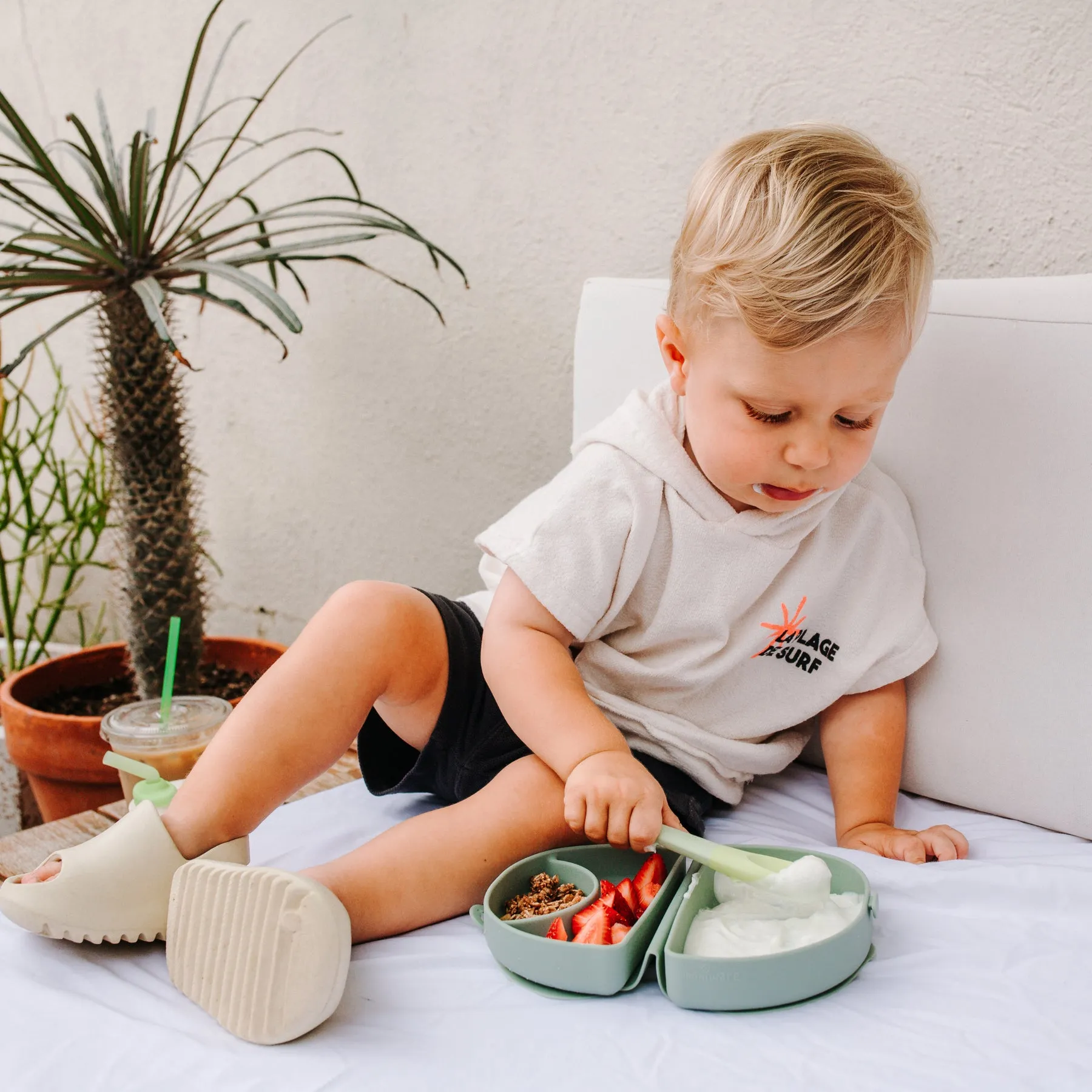 Miniware Fold and Scoop Set - Sage - Green