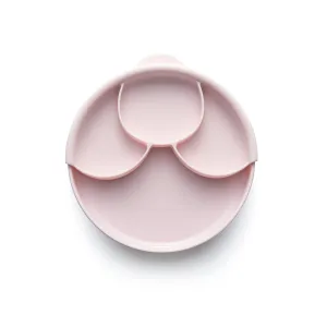 Miniware Healthy Meal Set - PLA Smart Divider Suction Plate   Silicone Divider in Cotton Candy