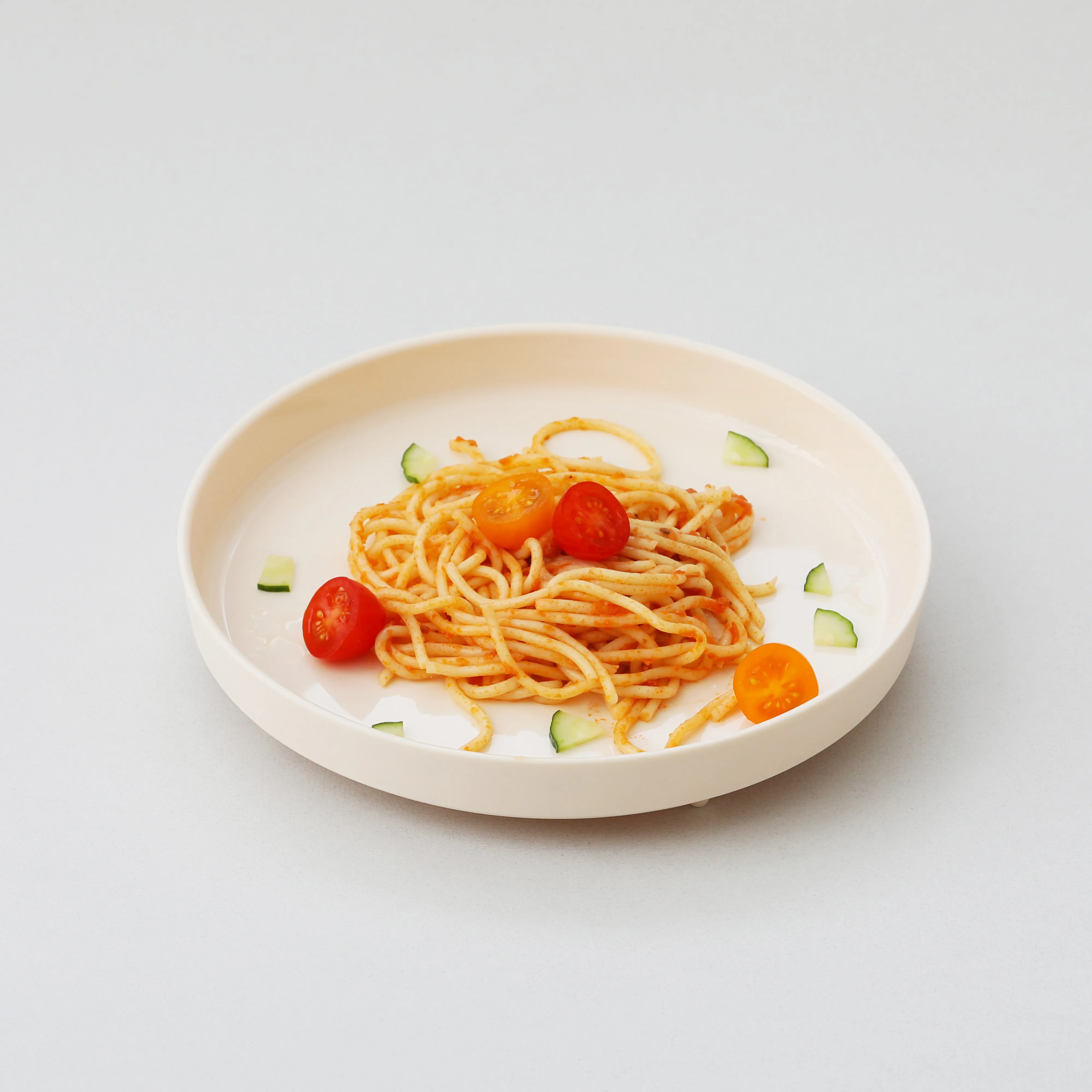 Miniware Healthy Meal Set - PLA Smart Divider Suction Plate   Silicone Divider in Toffee