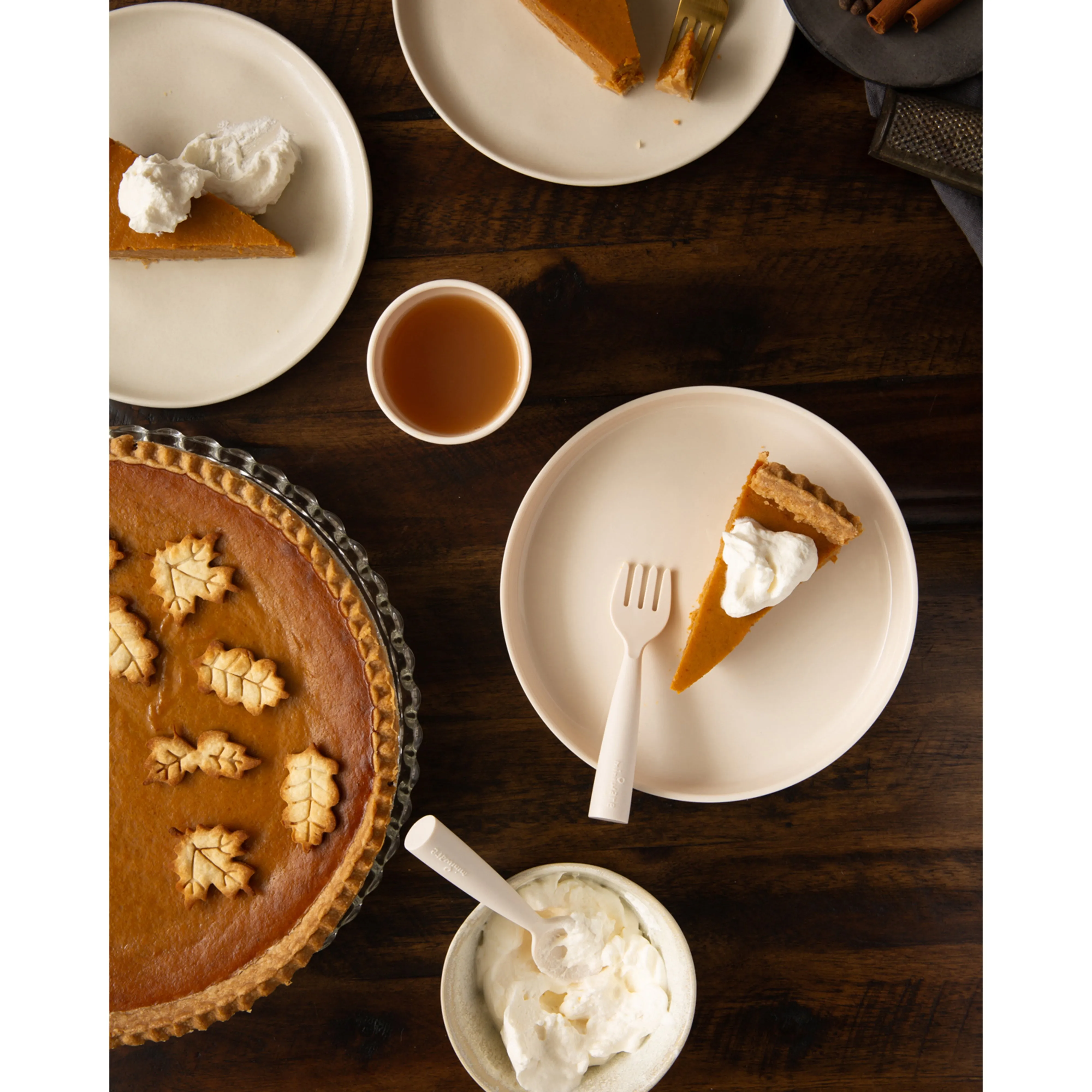 Miniware Healthy Meal Set - PLA Smart Divider Suction Plate   Silicone Divider in Toffee