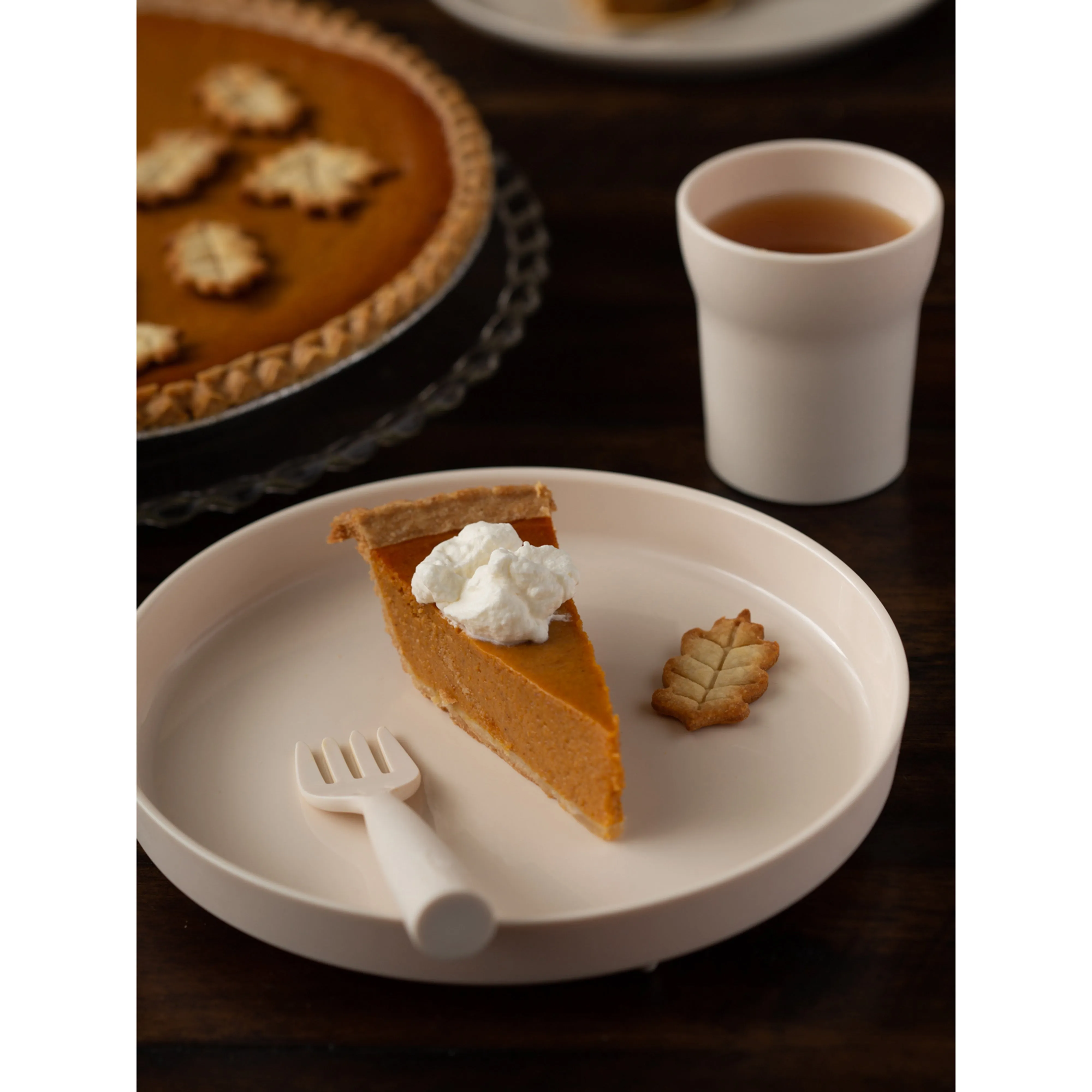 Miniware Healthy Meal Set - PLA Smart Divider Suction Plate   Silicone Divider in Toffee