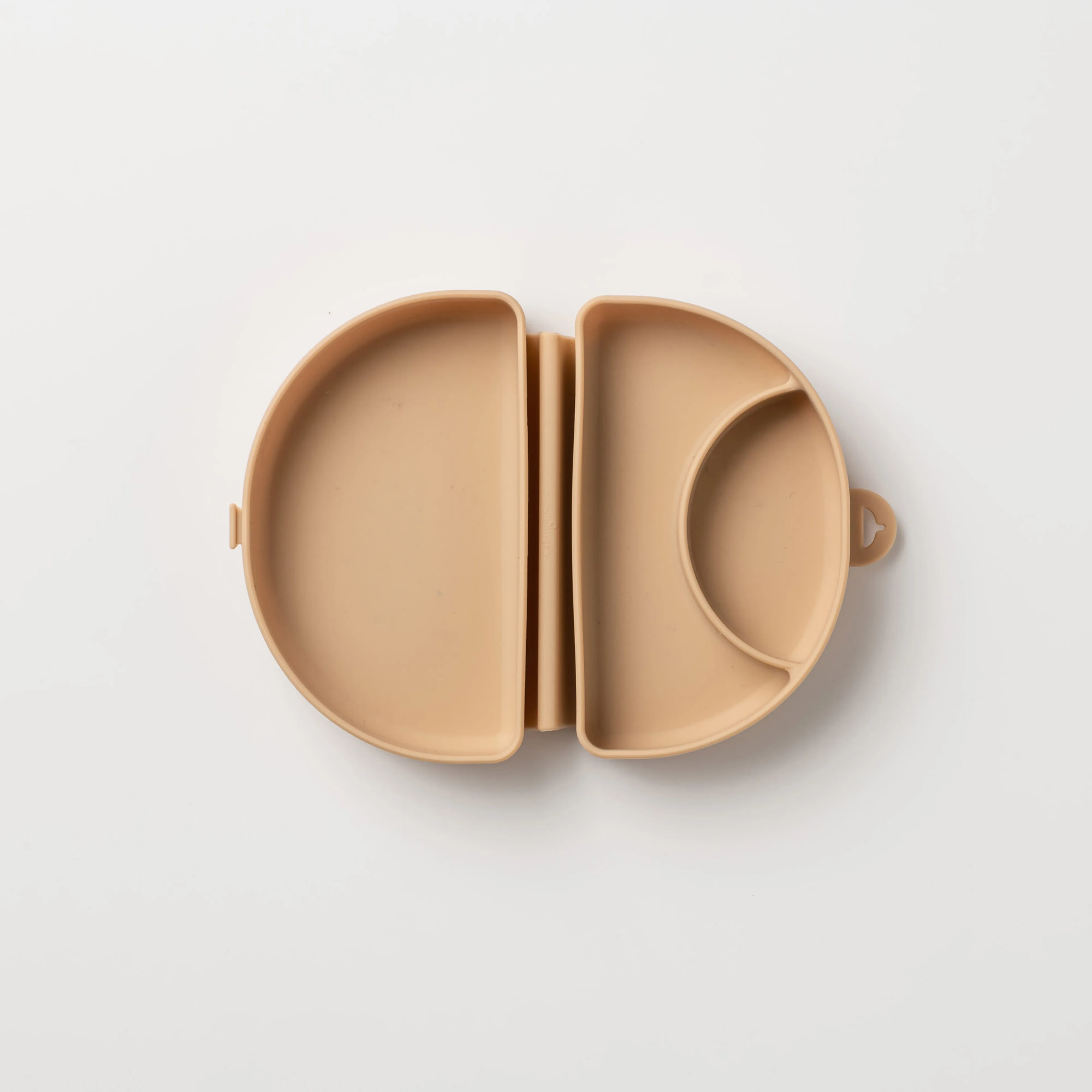 Miniware Silifold Folding Silicone Lunch Box - Almond Butter - Brown