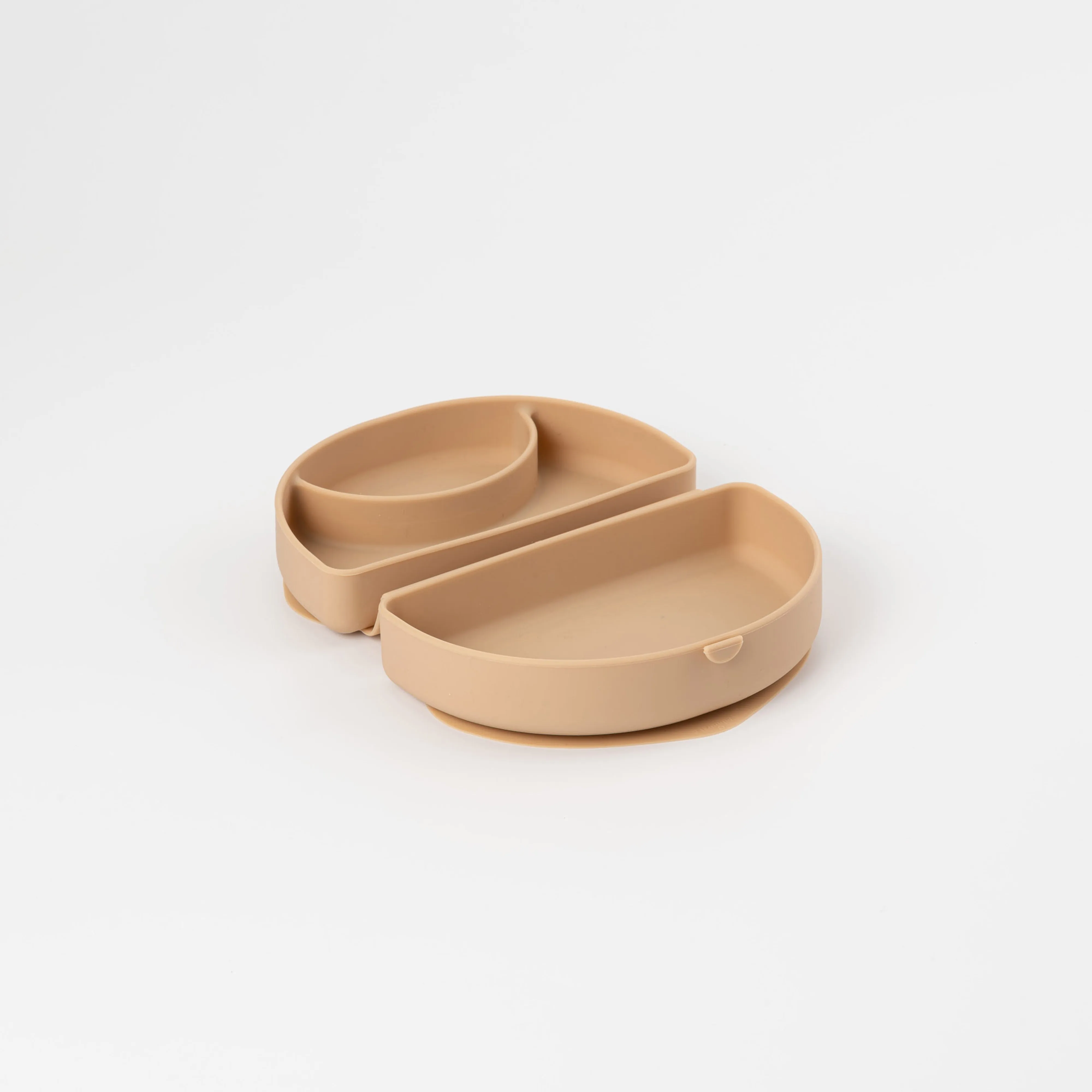 Miniware Silifold Folding Silicone Lunch Box - Almond Butter - Brown