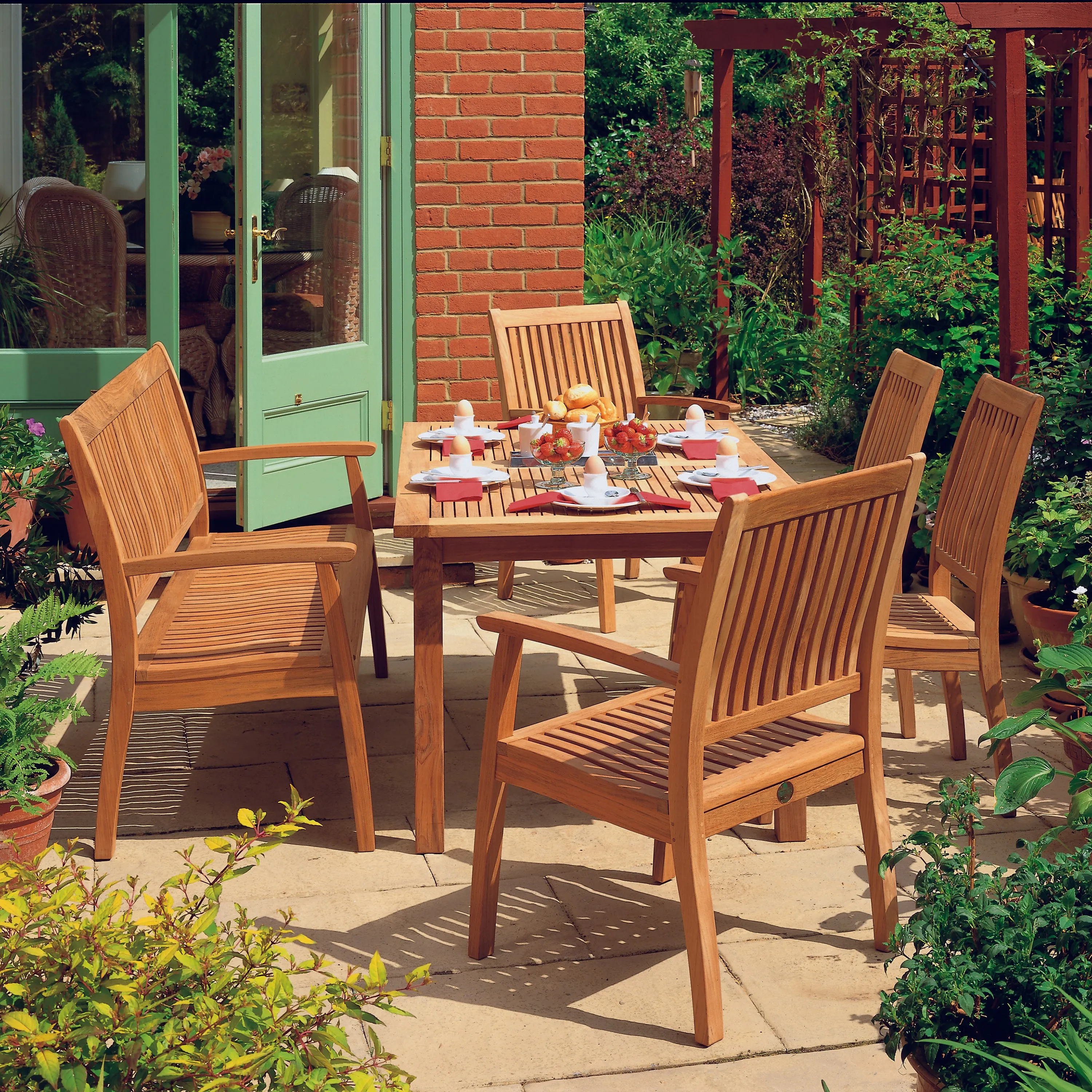 Monaco Teak Side Chair