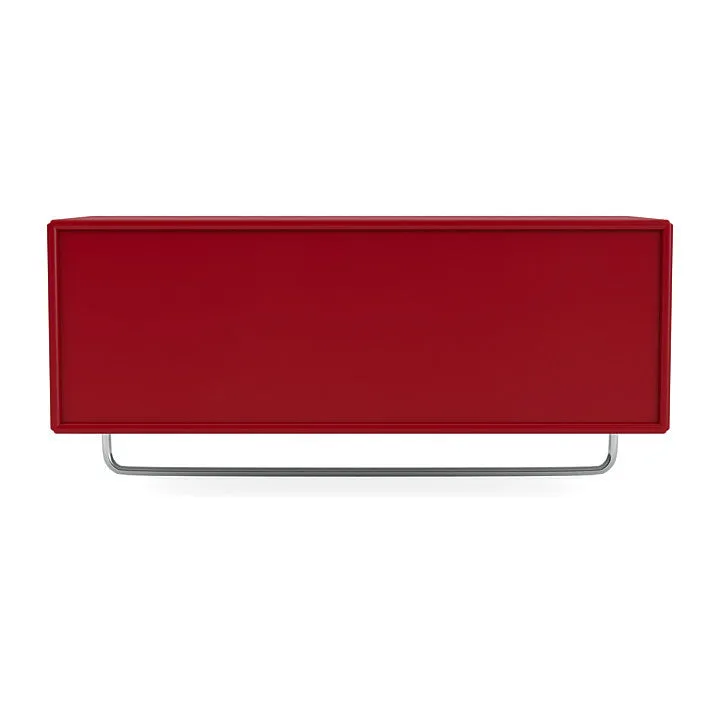 Montana Coat Shelf With Clothes Rack, Beetroot Red