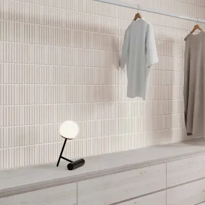 Moves Silver Decor Wall Tile 20x40cm Matt