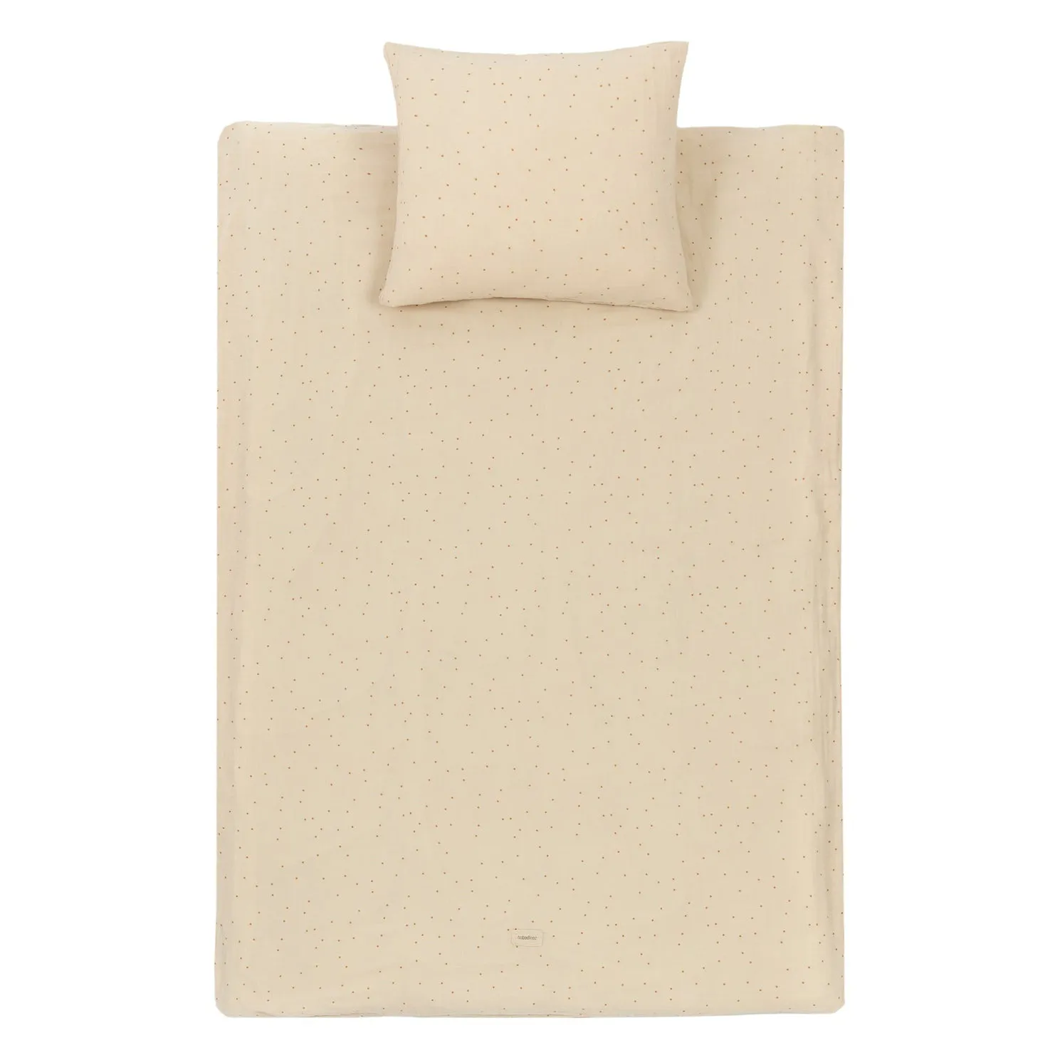 nobodinoz Wabi Sabi Washed BB Duvet Cover Set Dots Ginger