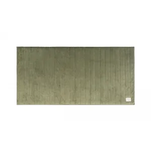 nobodinoz Zanzibar Velvet Play Mattress Olive Green