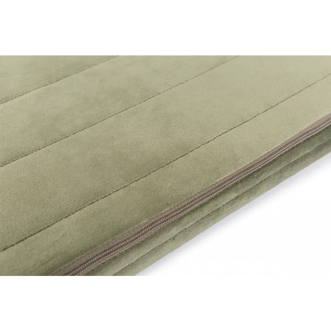 nobodinoz Zanzibar Velvet Play Mattress Olive Green
