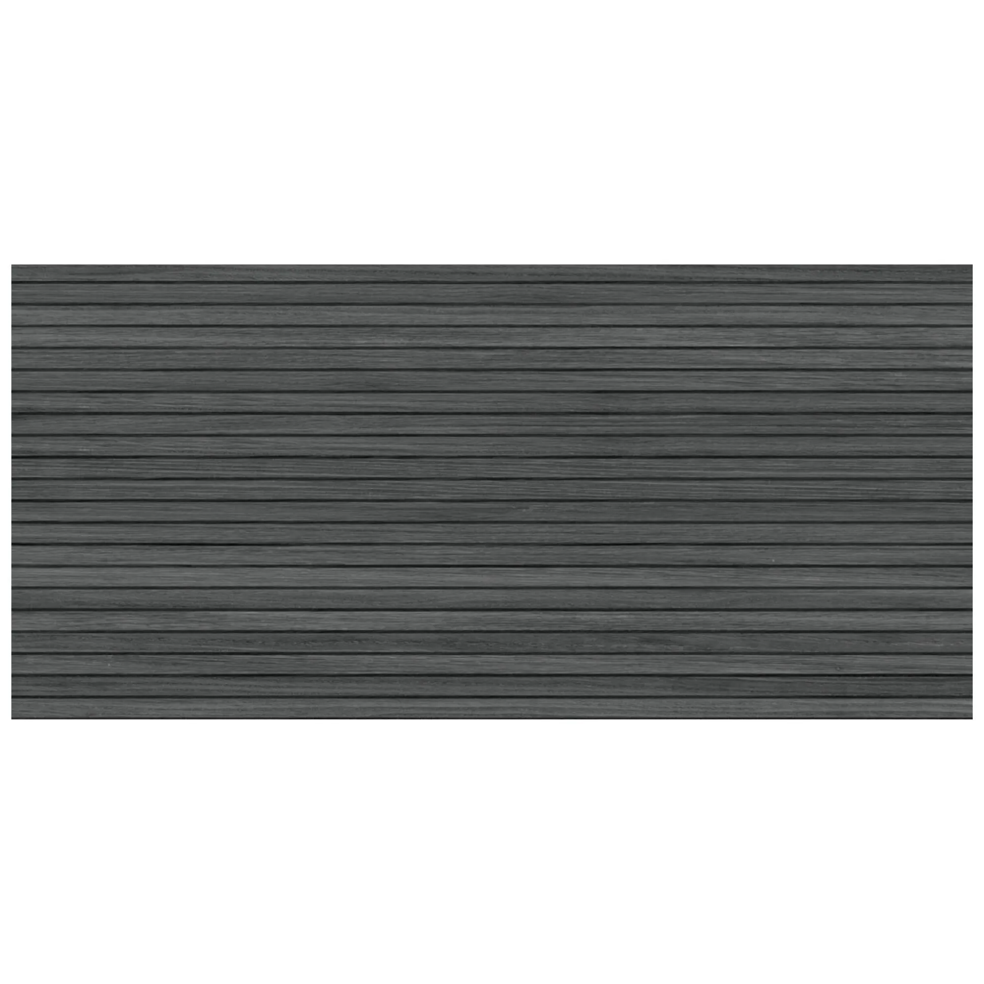Nordic Black Slat Decor Wood Effect Porcelain Tile 60x120cm Matt
