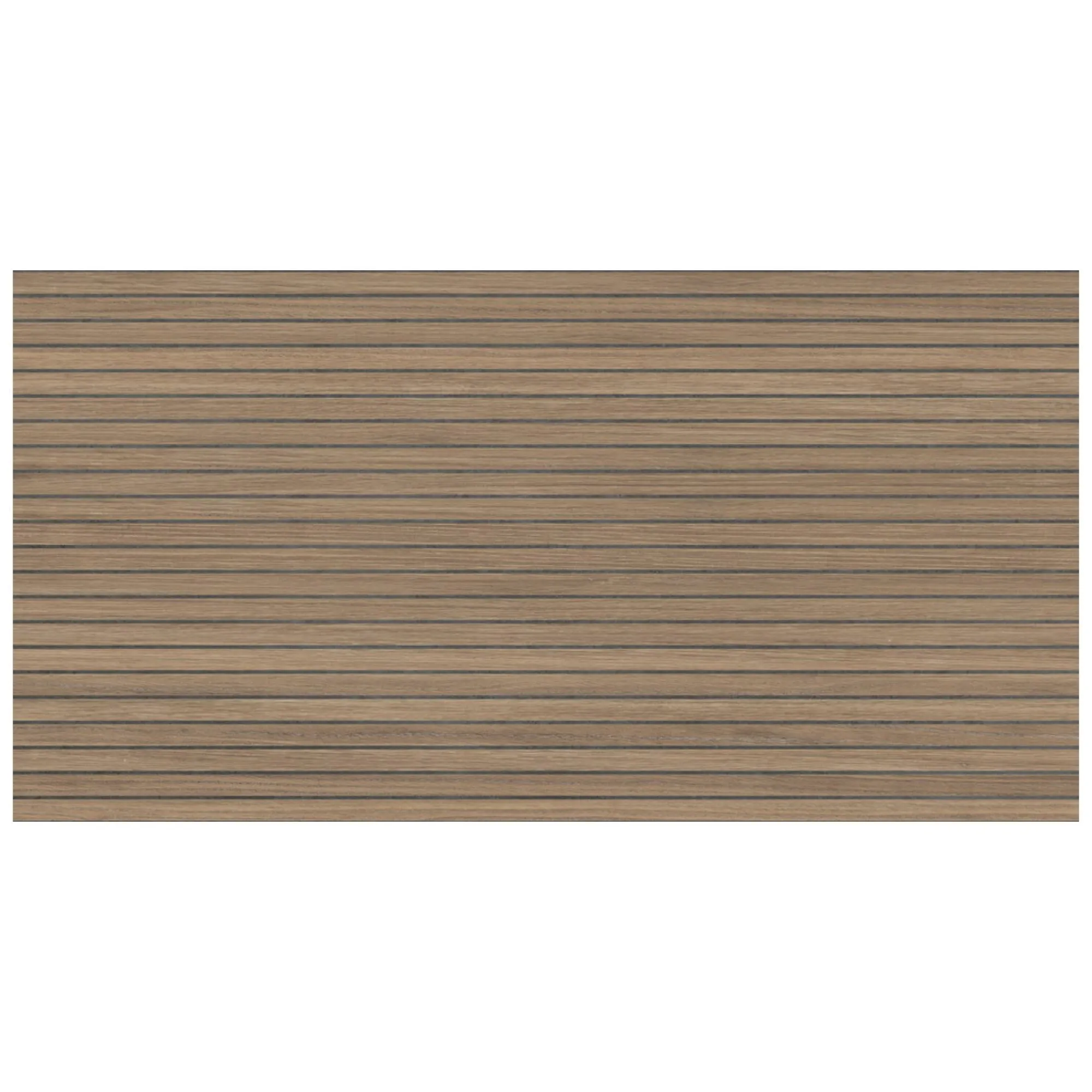 Nordic Teak Slat Decor Wood Effect Porcelain Tile 60x120cm Matt