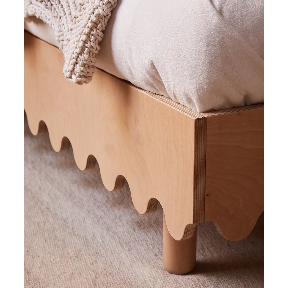 Oeuf Moss Twin Bed - Birch