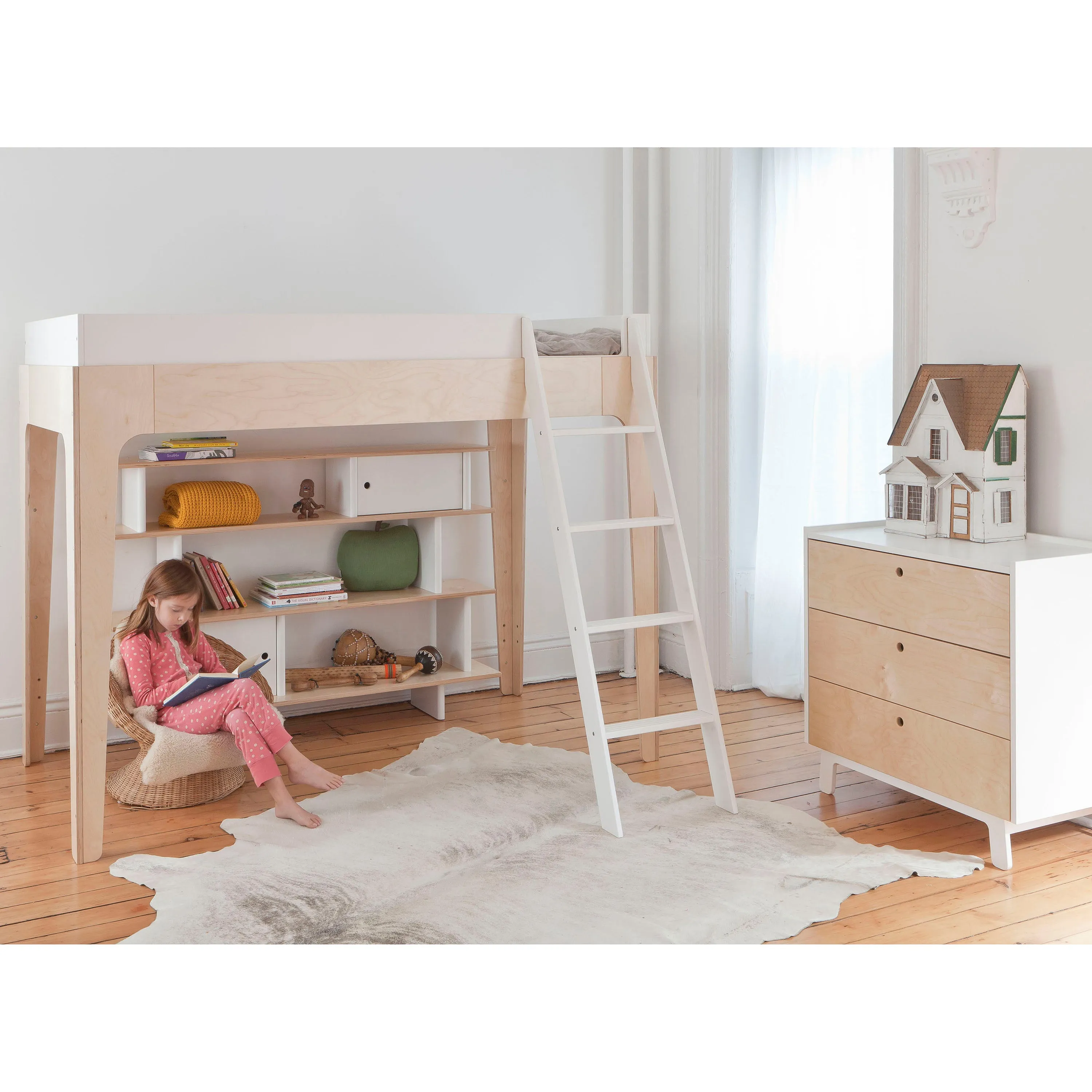 Oeuf Perch Bunk Bed Walnut (Pre-Order; Est. Delivery in 6-10 Weeks)
