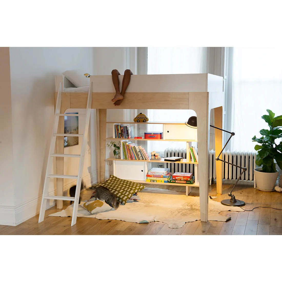 Oeuf Perch Bunk Bed Walnut (Pre-Order; Est. Delivery in 6-10 Weeks)