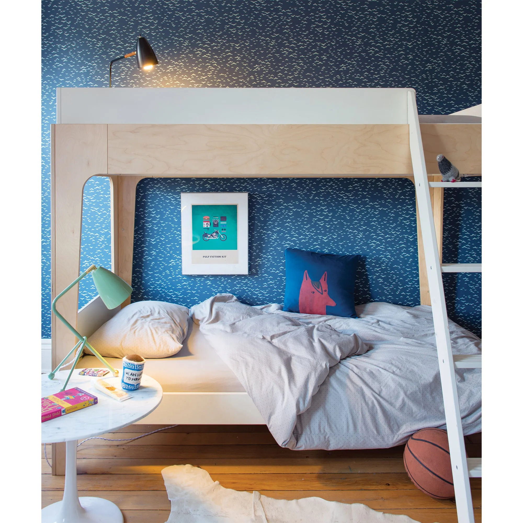 Oeuf Perch Bunk Bed Walnut (Pre-Order; Est. Delivery in 6-10 Weeks)