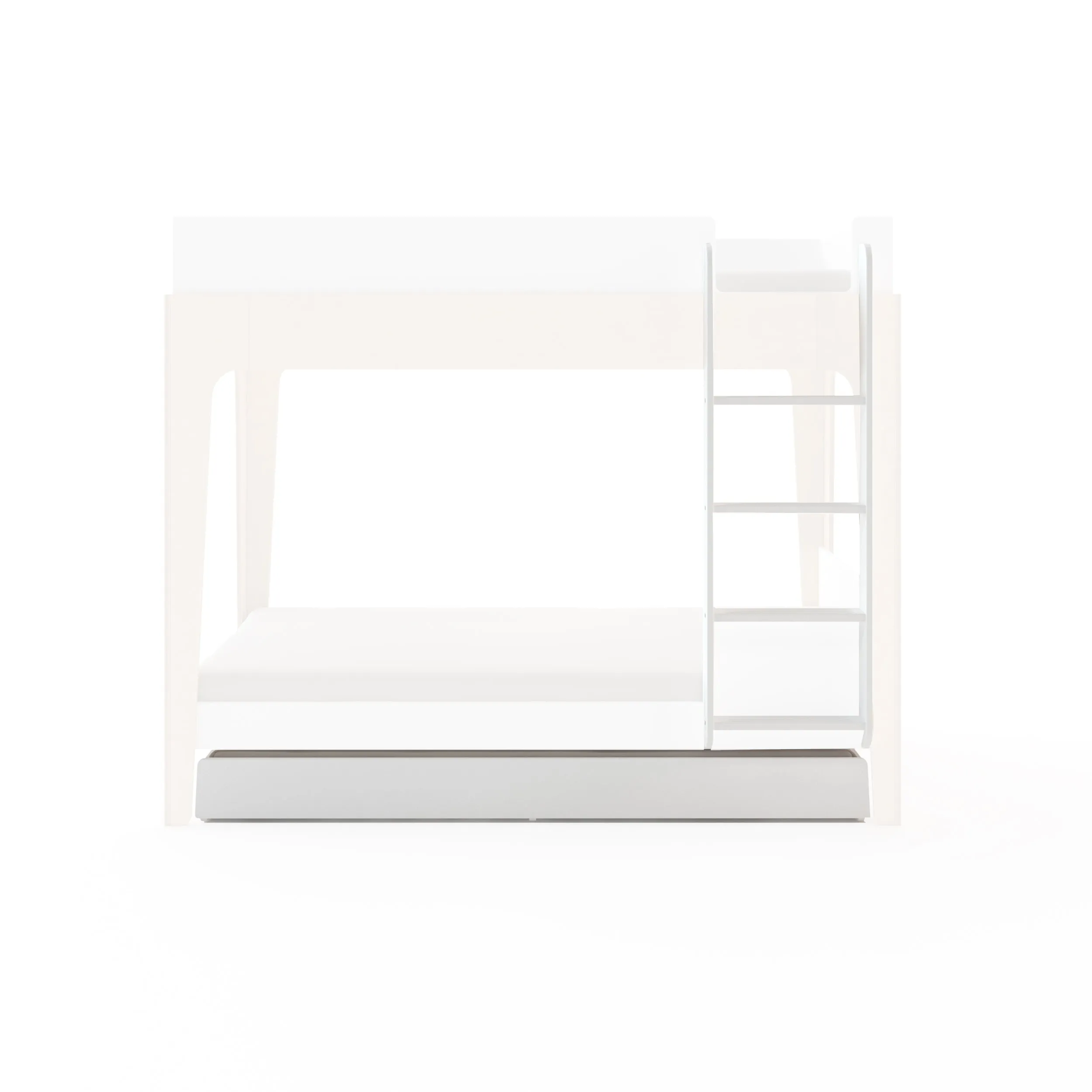 Oeuf Perch Trundle Bed with Vertical Ladder