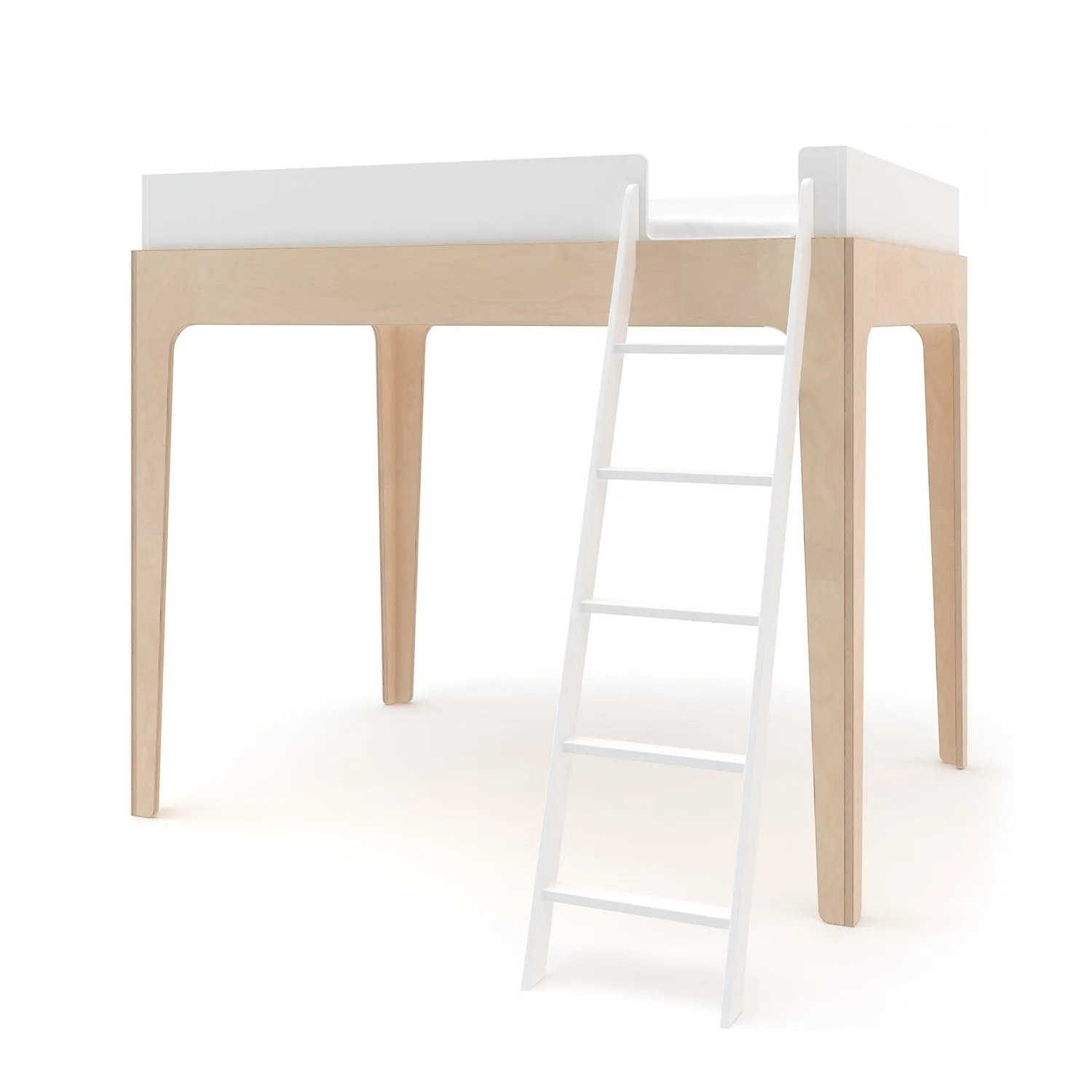 Oeuf Perch Twin Loft Bed Birch