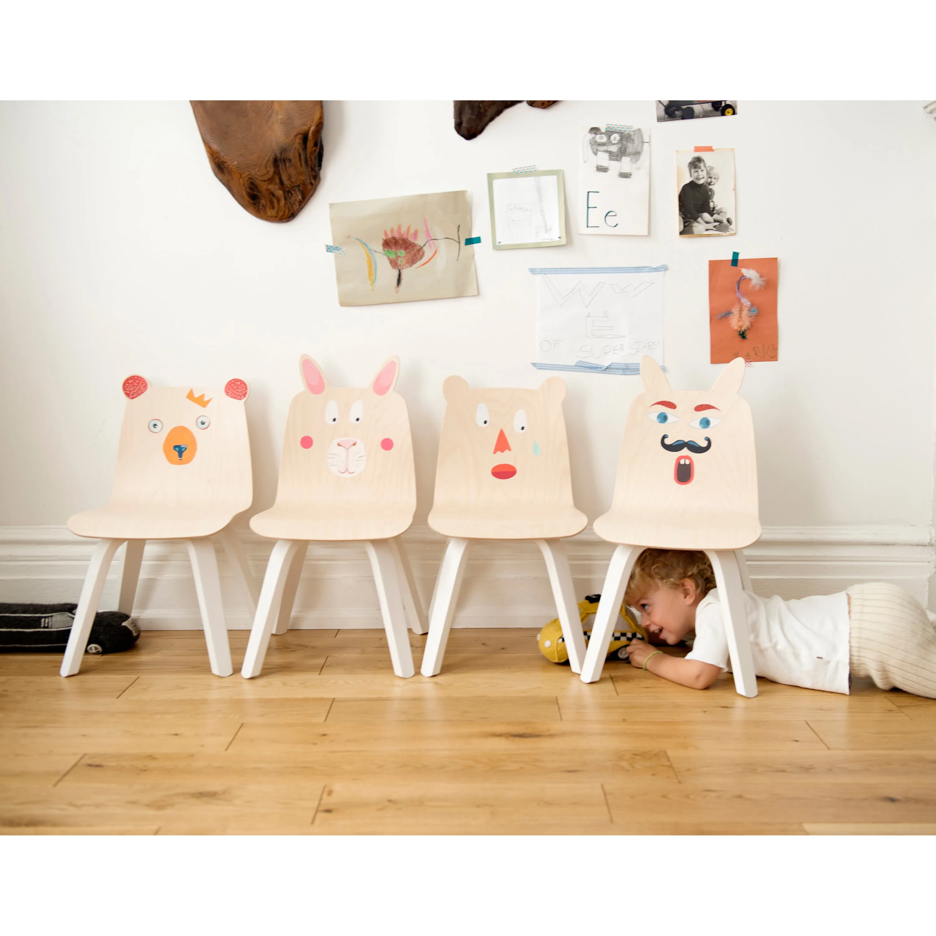 Oeuf Play Chair Bear Birch