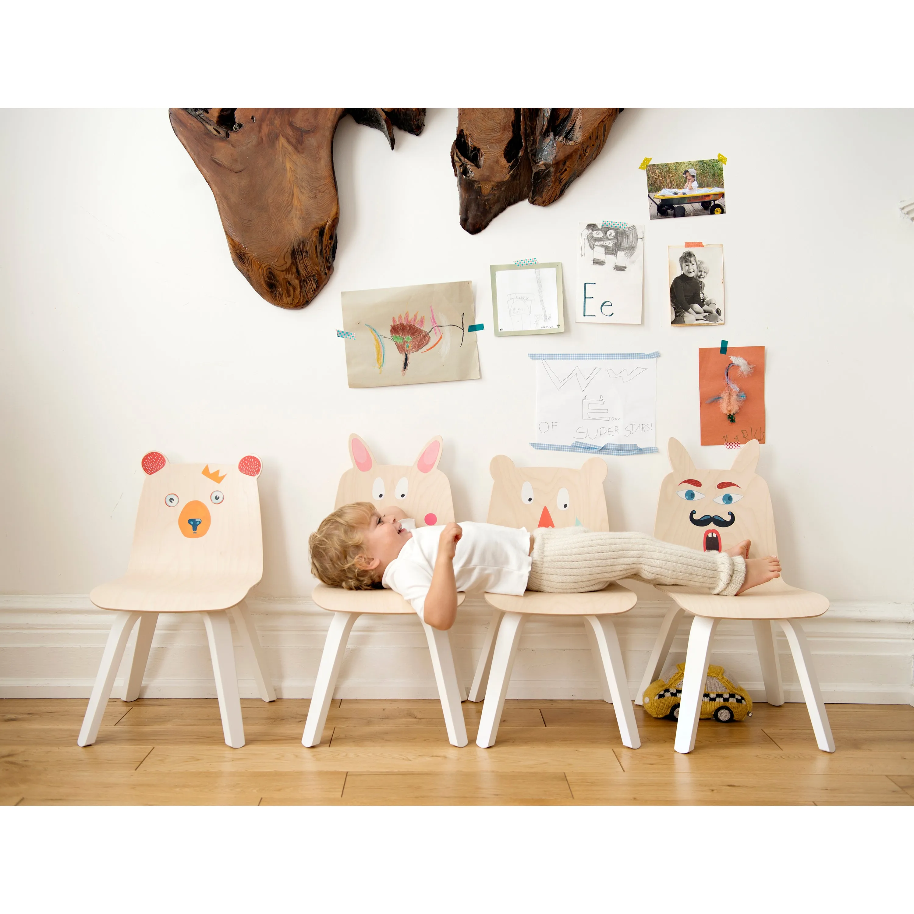 Oeuf Play Chair Bear Birch