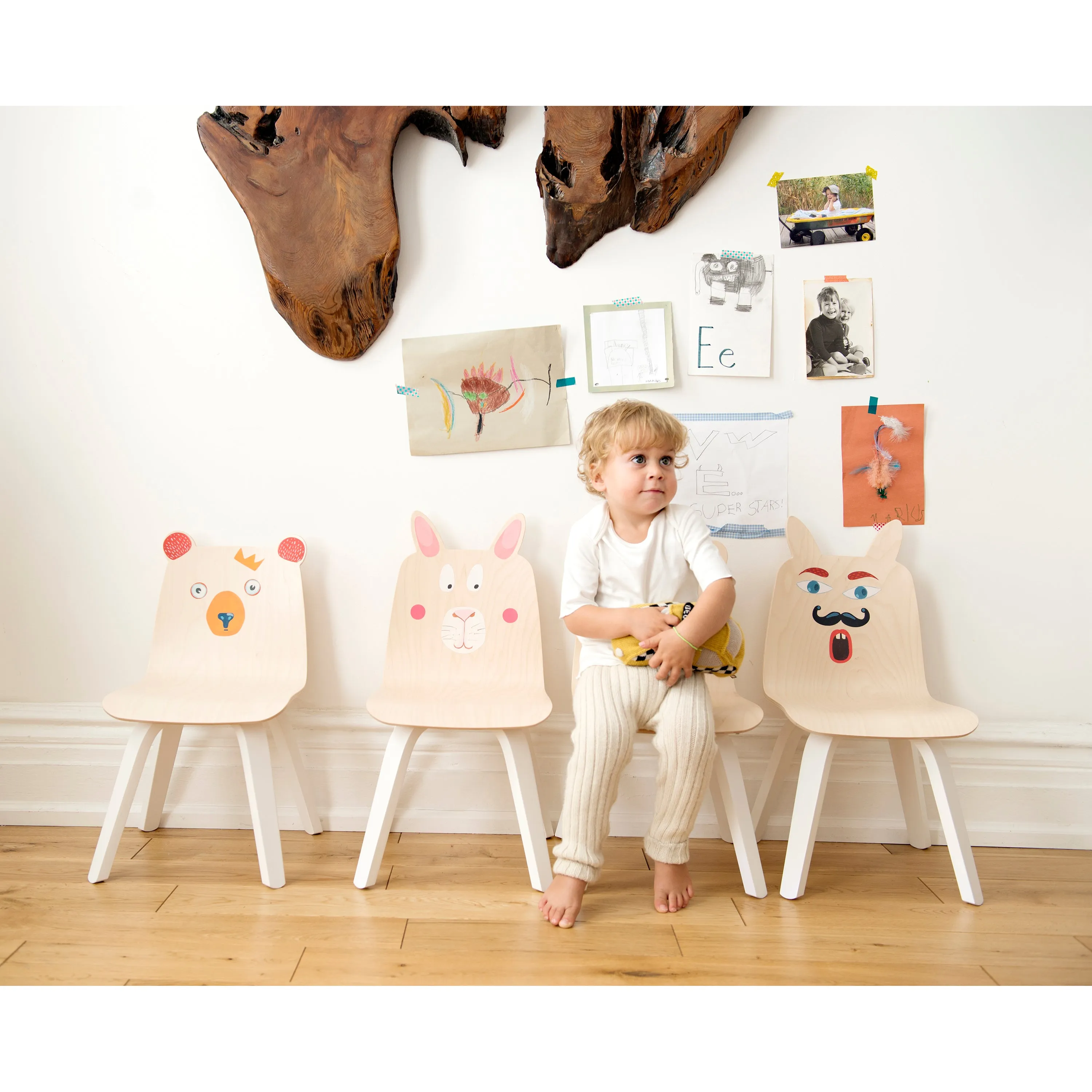 Oeuf Play Chair Bear Birch