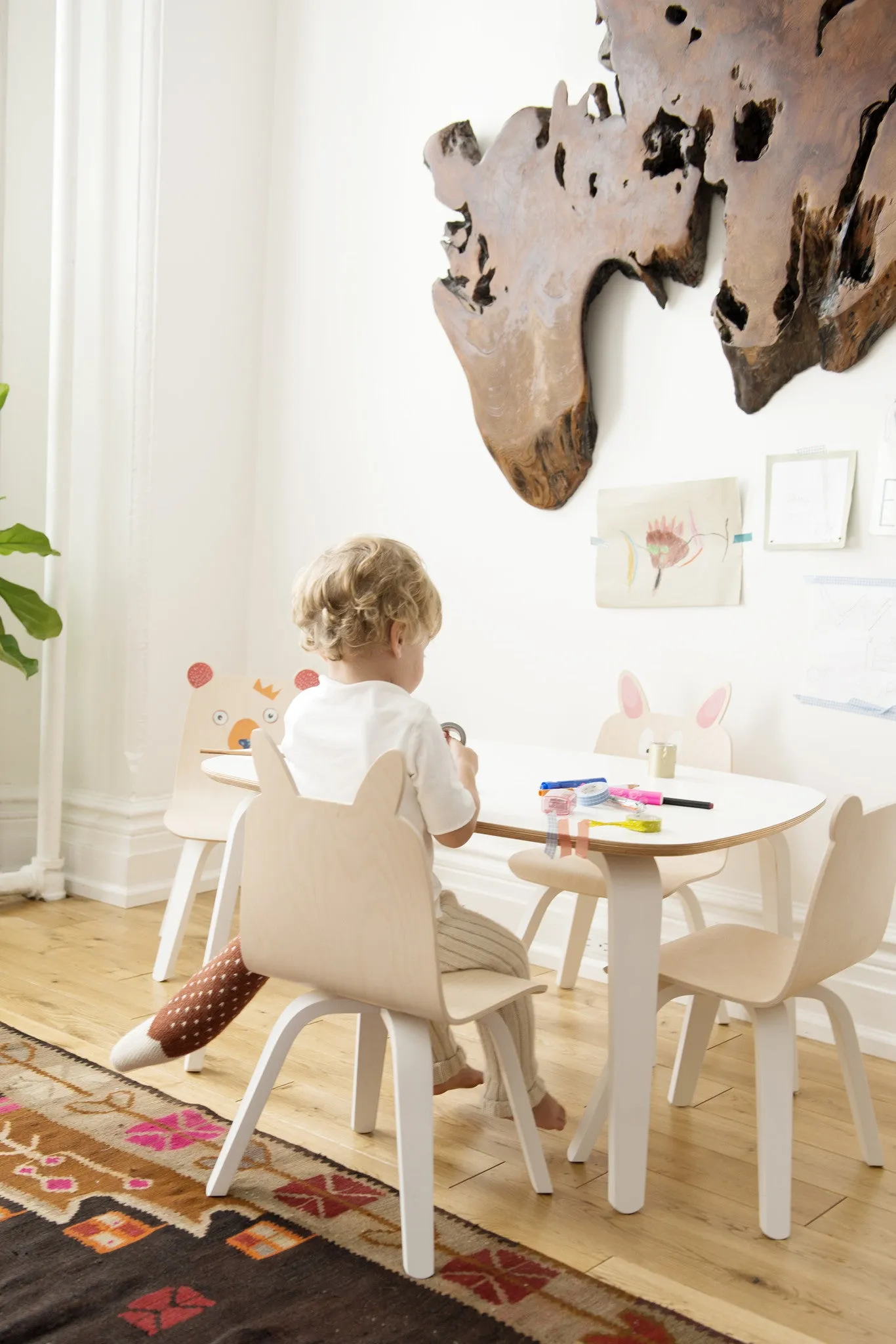 Oeuf Play Chair Bear Birch