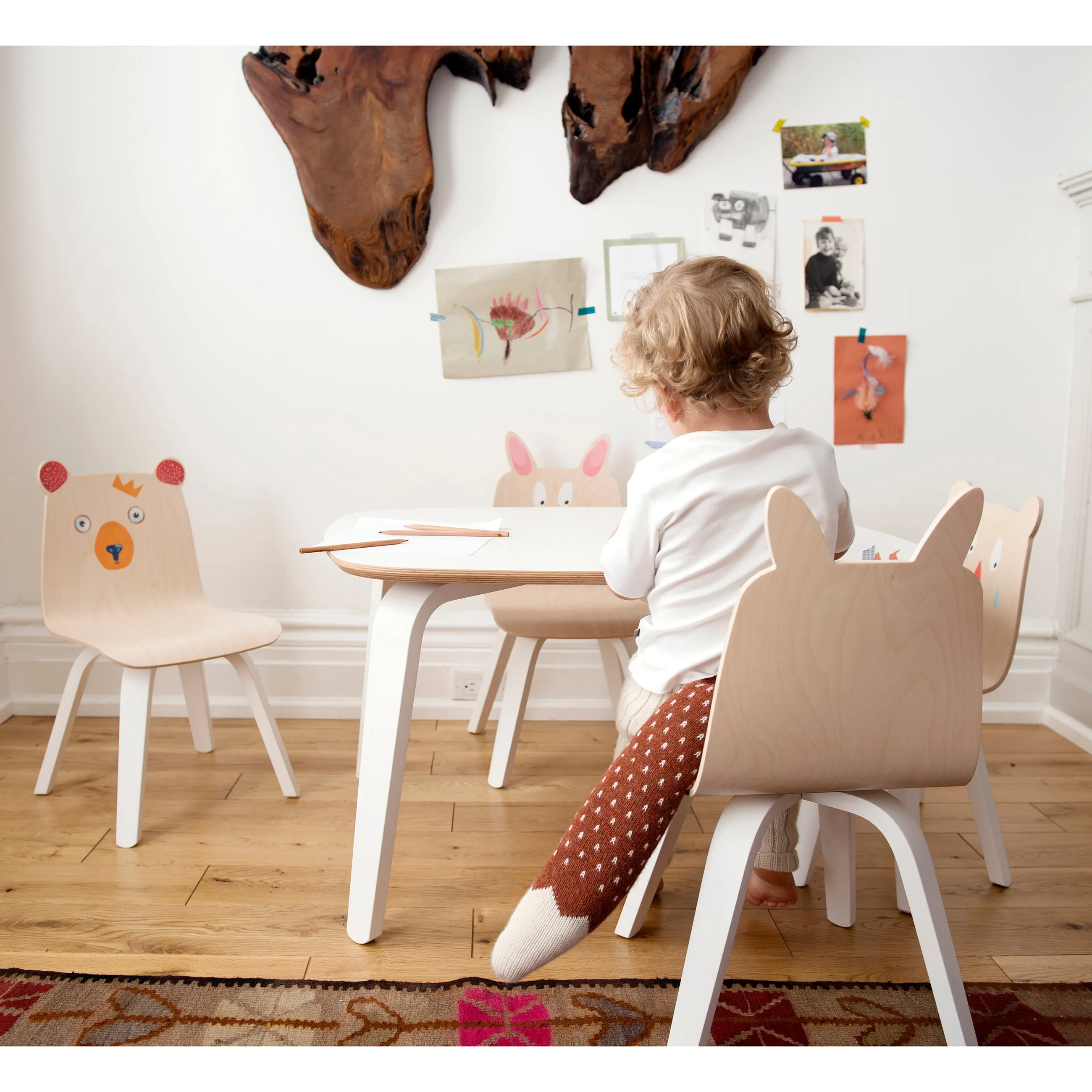 Oeuf Play Table White