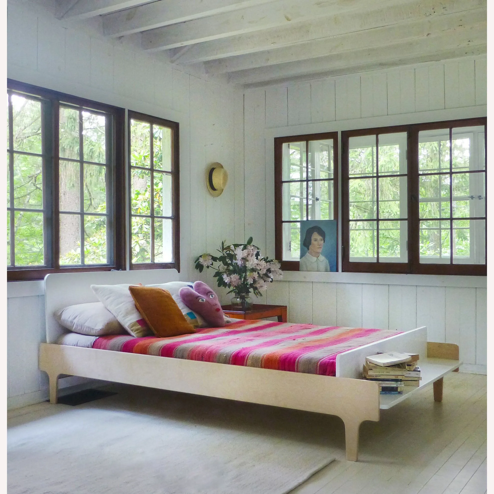 Oeuf River Full Bed Birch