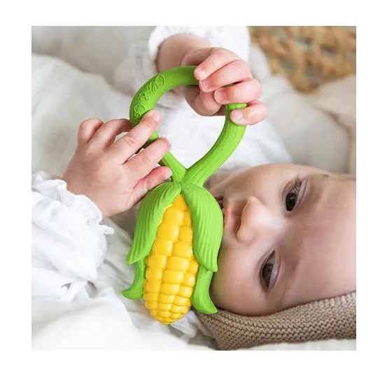 Oli & Carol Corn Rattle Toy & Teether