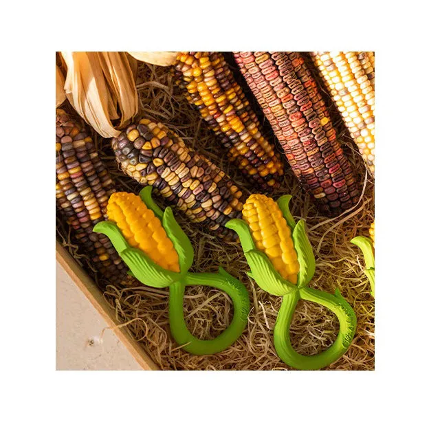 Oli & Carol Corn Rattle Toy & Teether