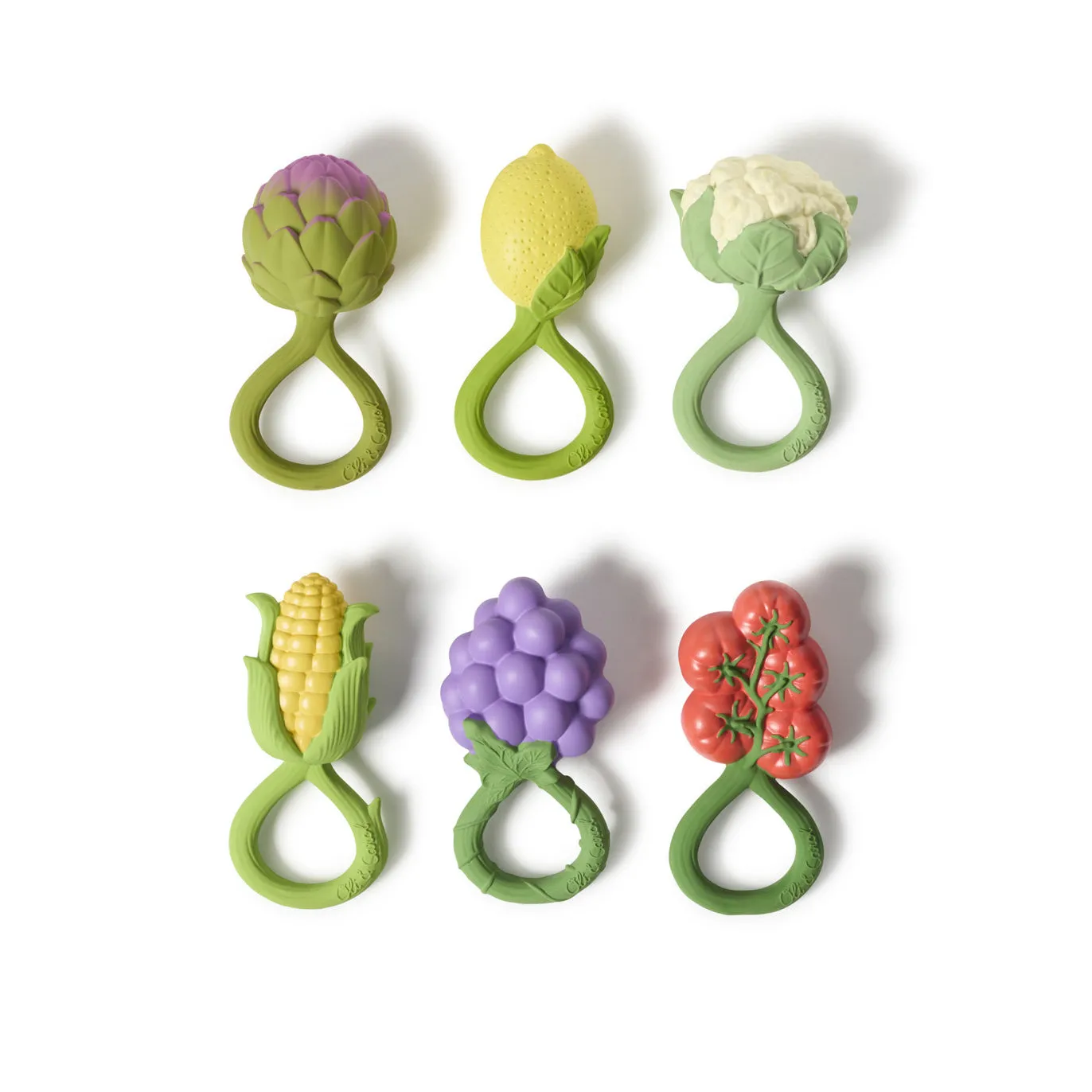 Oli & Carol Corn Rattle Toy & Teether