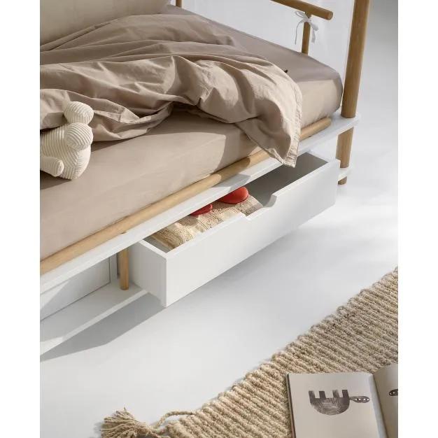 Oliver Furniture Camp Day bed - White/Oak (Pre-Order; Est. Delivery in 6-10 Weeks)