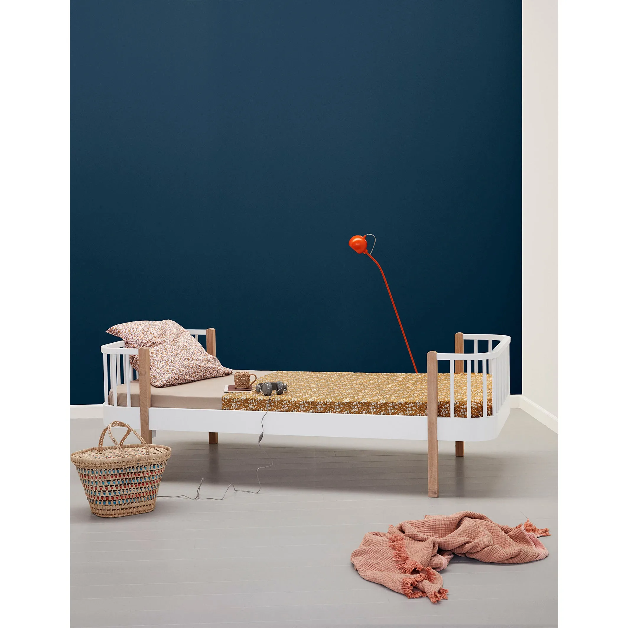 Oliver Furniture Wood Bed White (Pre-Order; Est. Delivery in 6-10 Weeks)