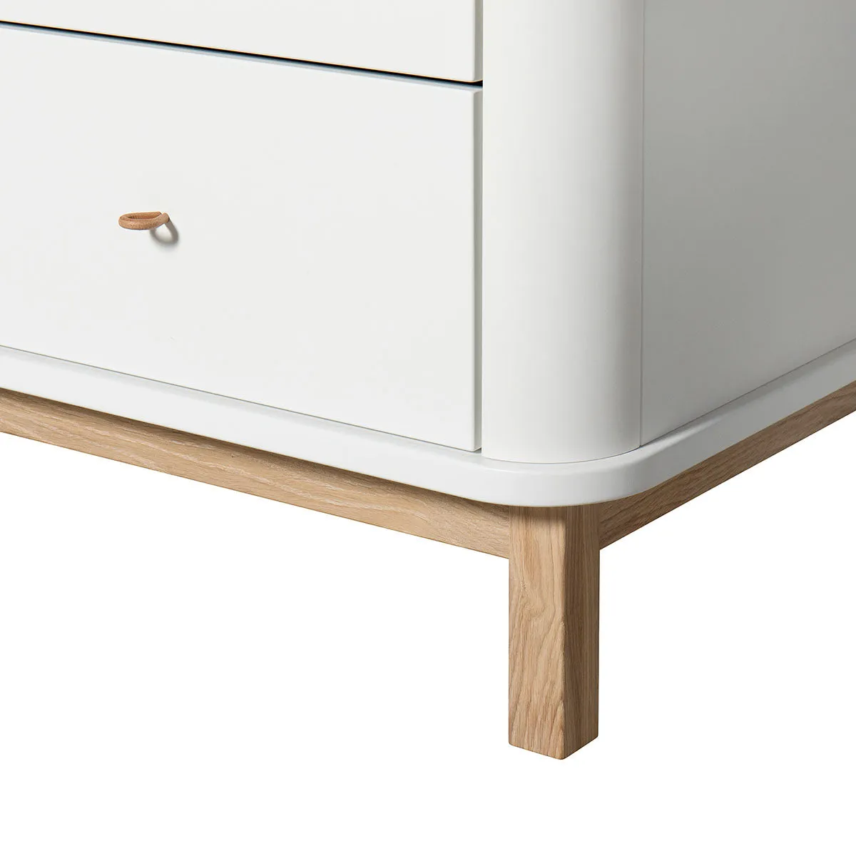 Oliver Furniture Wood Dresser 6 Drawers White/Oak