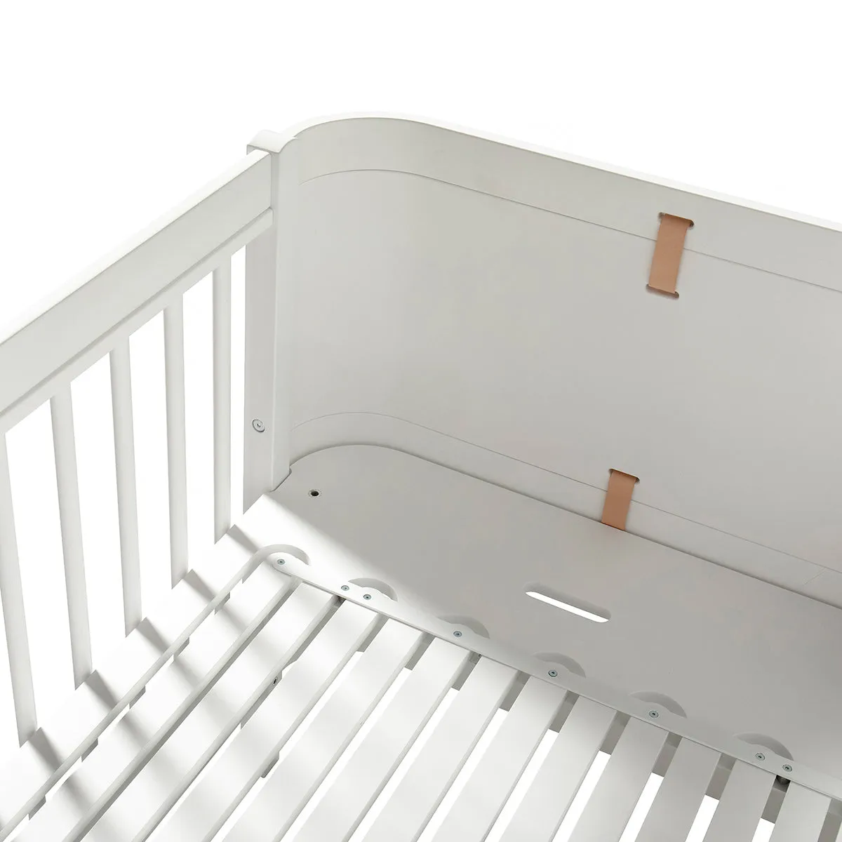 Oliver Furniture Wood Mini  Cot Bed (With Junior Conversion Kit) - White