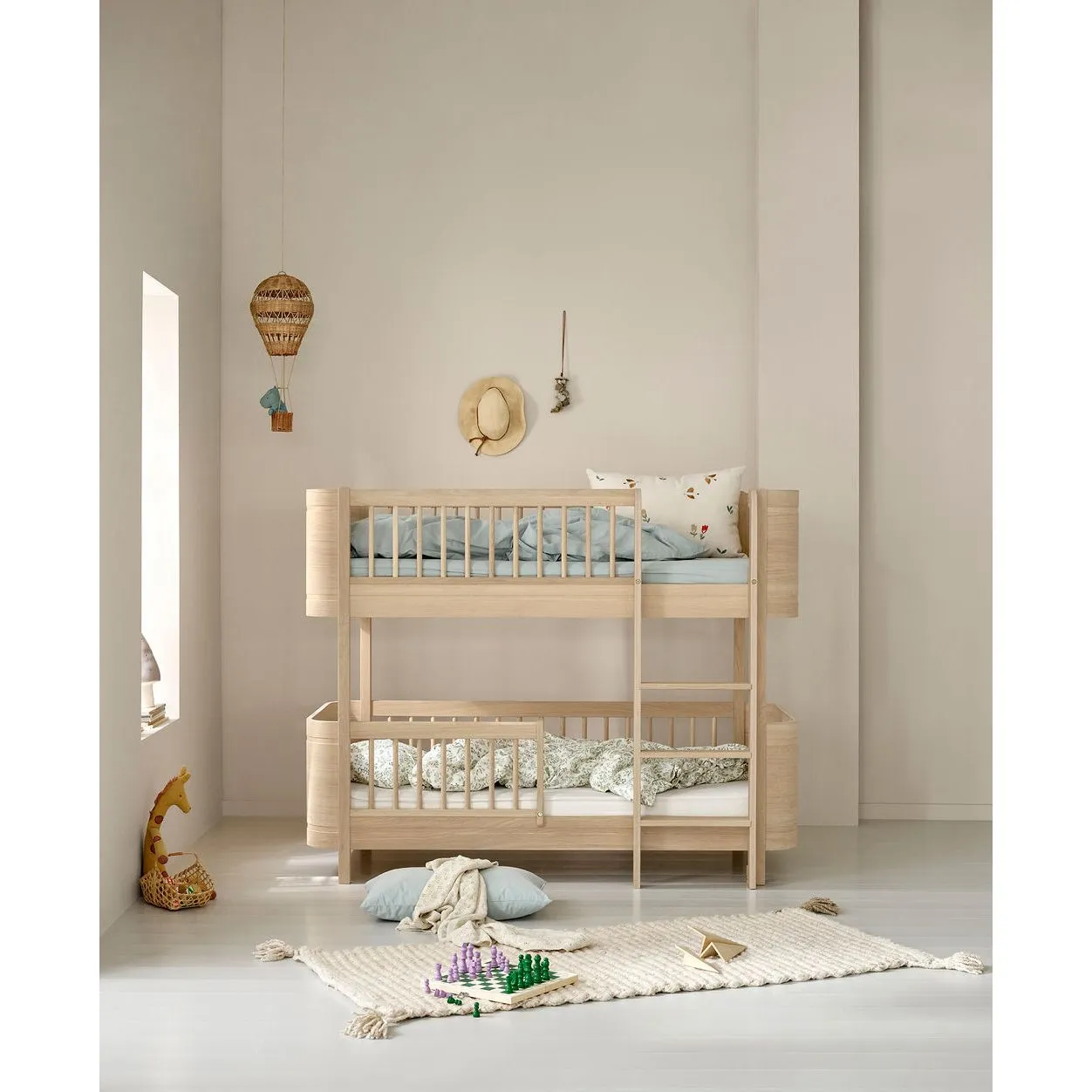 Oliver Furniture Wood Mini  Low Bunk Bed Oak