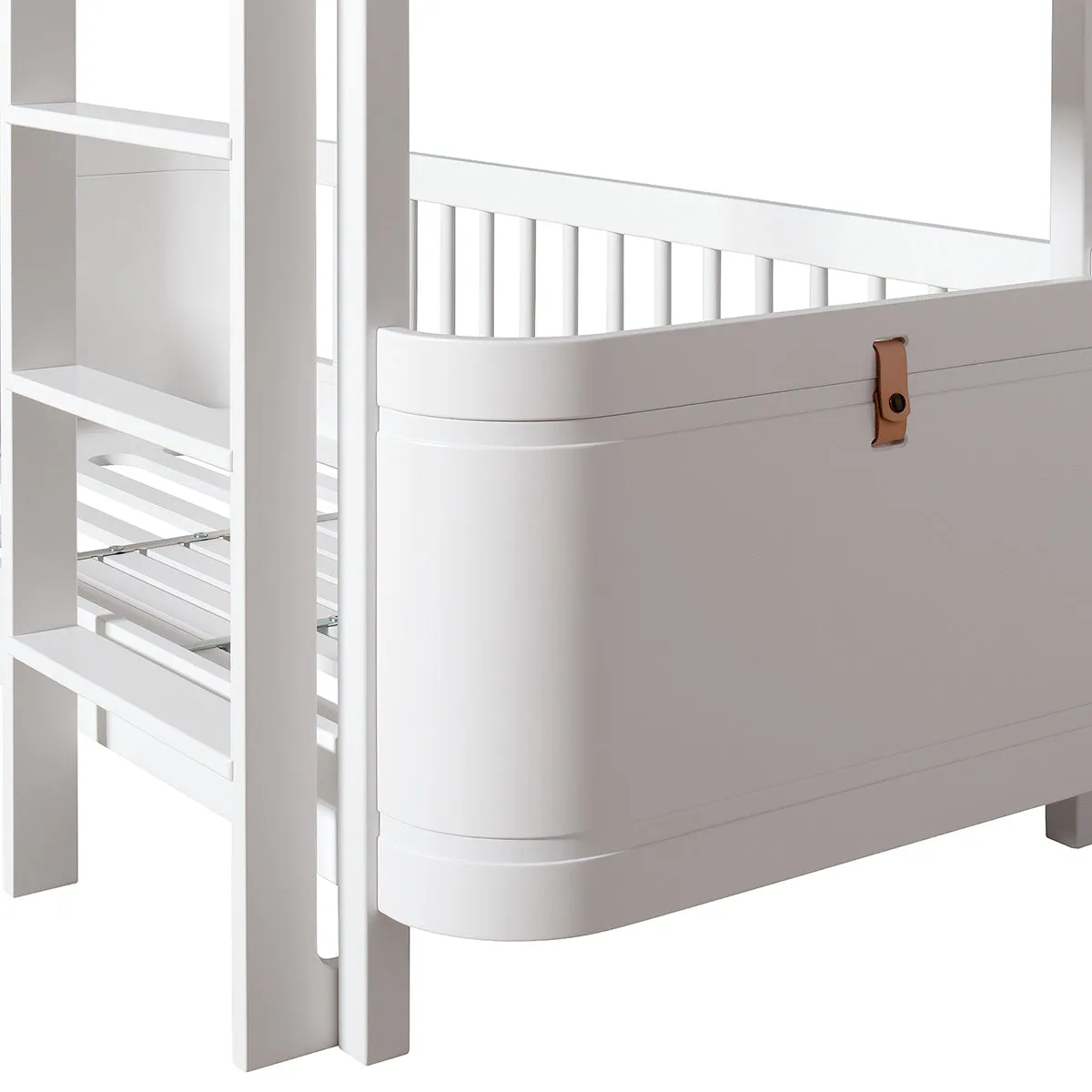 Oliver Furniture Wood Mini  Low Bunk Bed White