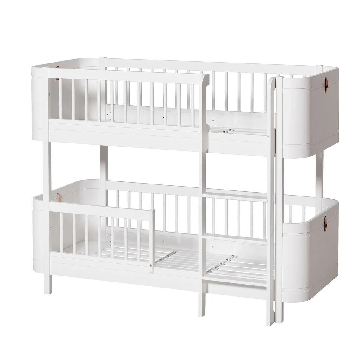 Oliver Furniture Wood Mini  Low Bunk Bed White