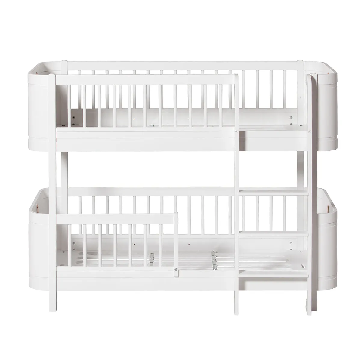 Oliver Furniture Wood Mini  Low Bunk Bed White