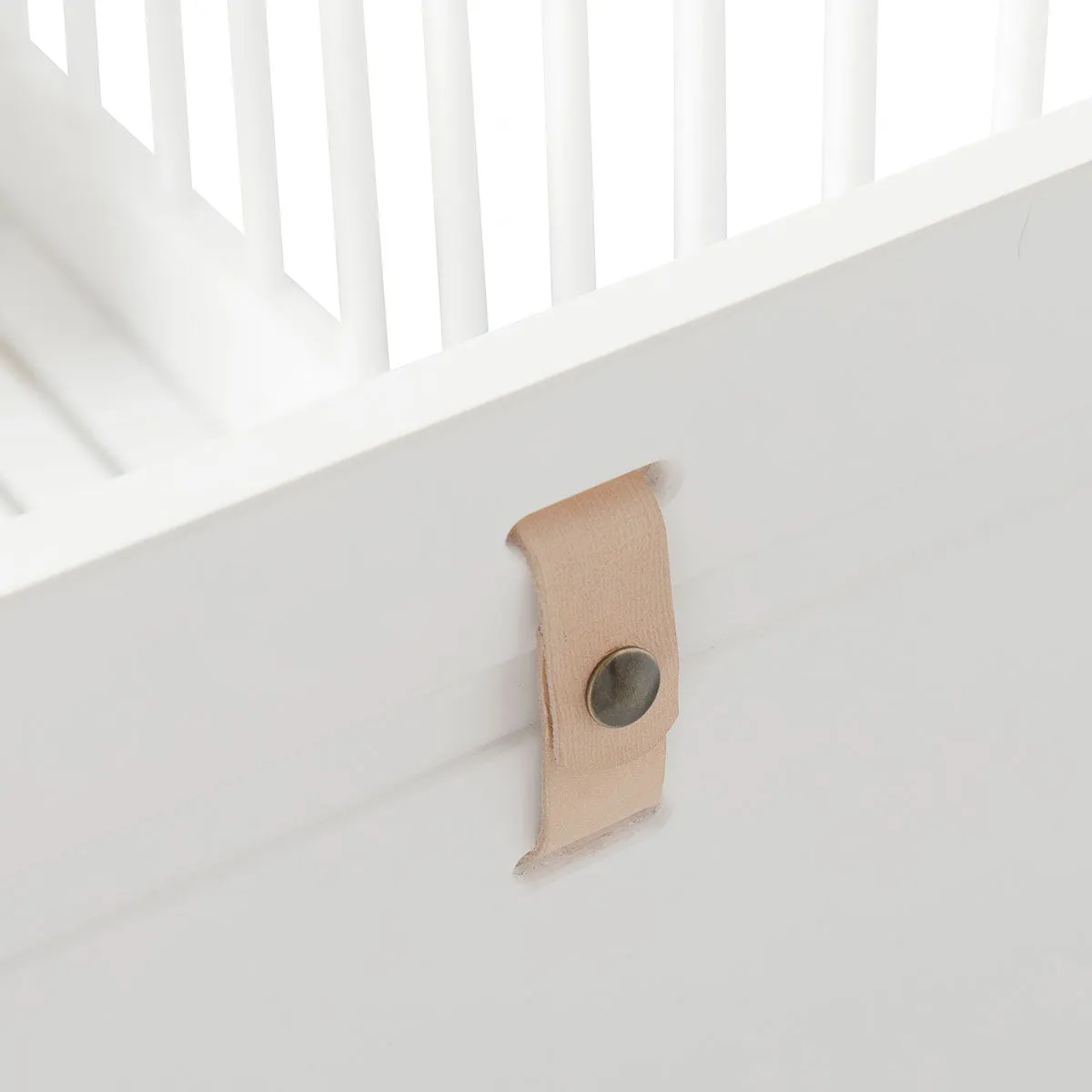 Oliver Furniture Wood Mini  Low Loft Bed Ladder Front White/Oak (Pre-Order; Est. Delivery in 6-10 Weeks)